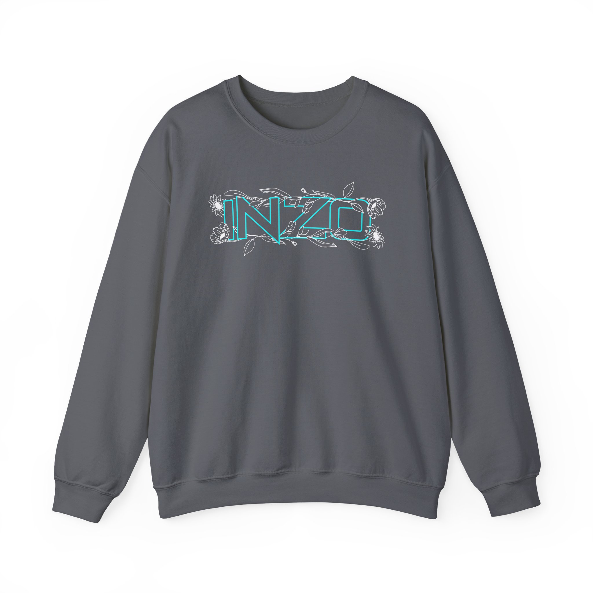 Inzo Flowers in My Heart Unisex Heavy Blendâ„¢ Crewneck Sweatshirt