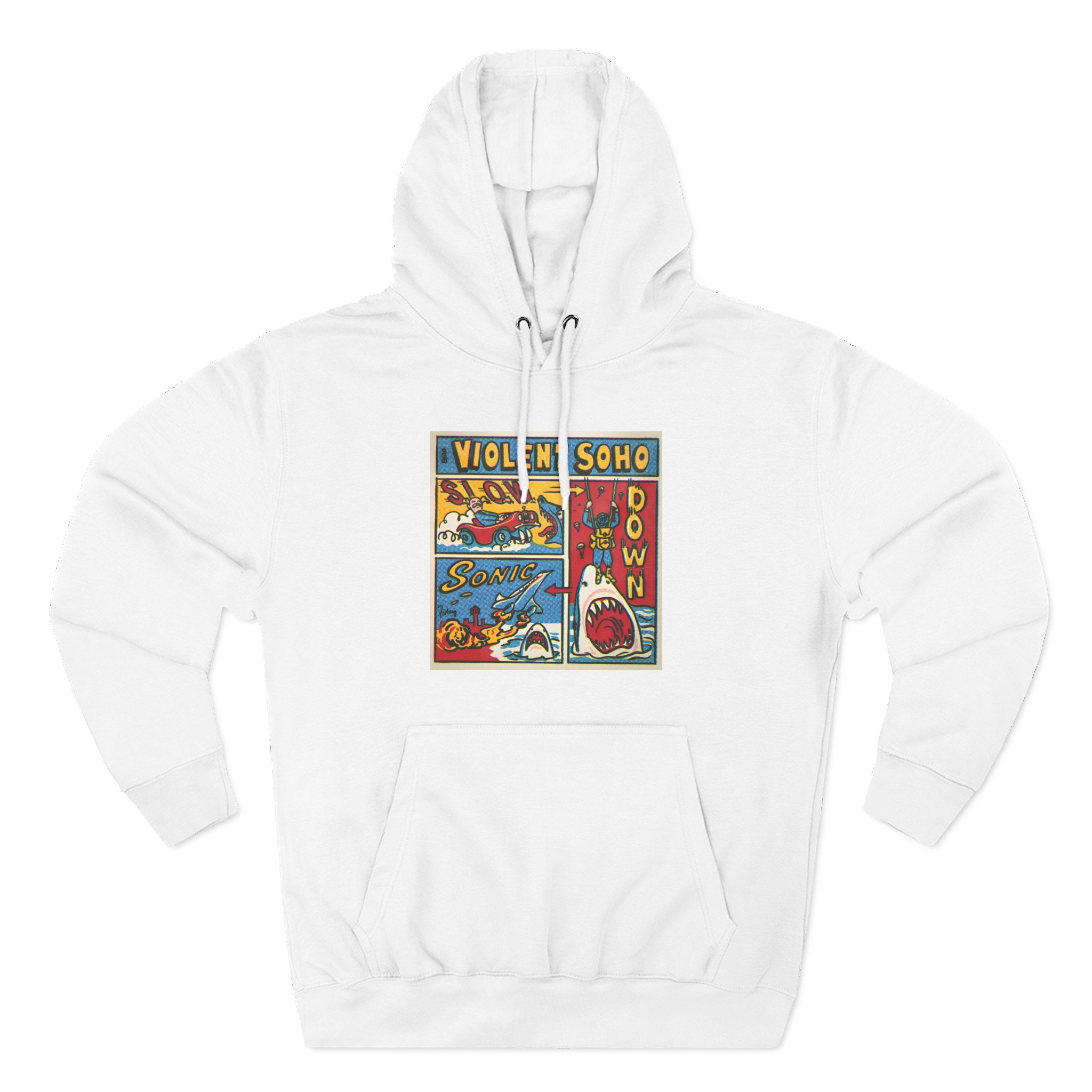 Violent Soho Slow Down Sonic Three-Panel Fleece Hoodie