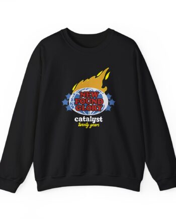 New Found Glory It’s All Downhill From Here Flame Unisex Heavy Blend™ Crewneck Sweatshirt