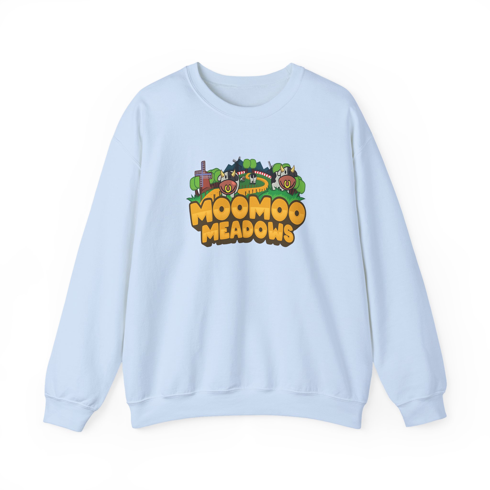 Georgenotfound Moo Moo Meadows Unisex Heavy Blendâ„¢ Crewneck Sweatshirt