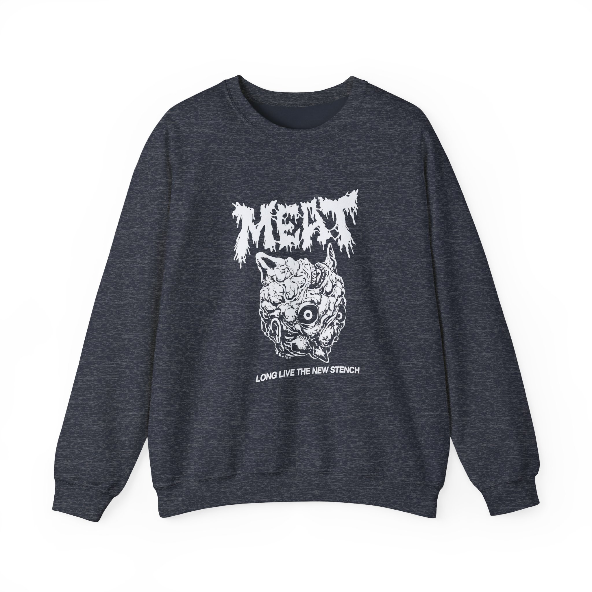 Meatcanyon Long Live the New Stench Unisex Heavy Blendâ„¢ Crewneck Sweatshirt