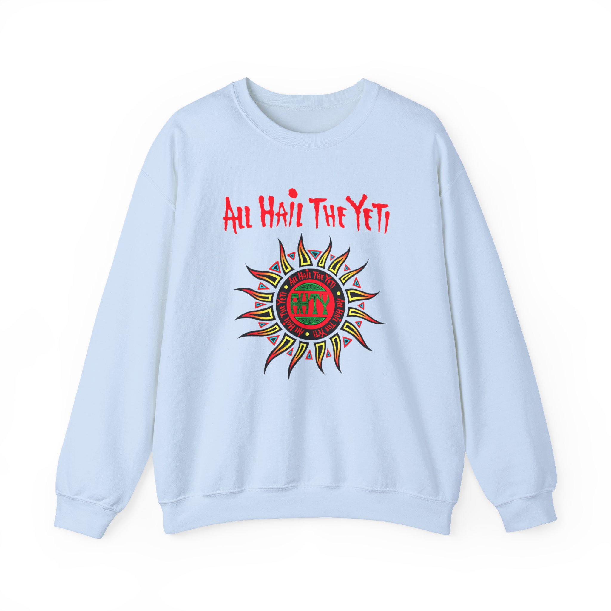 All Hail the Yeti Sun Unisex Heavy Blendâ„¢ Crewneck Sweatshirt