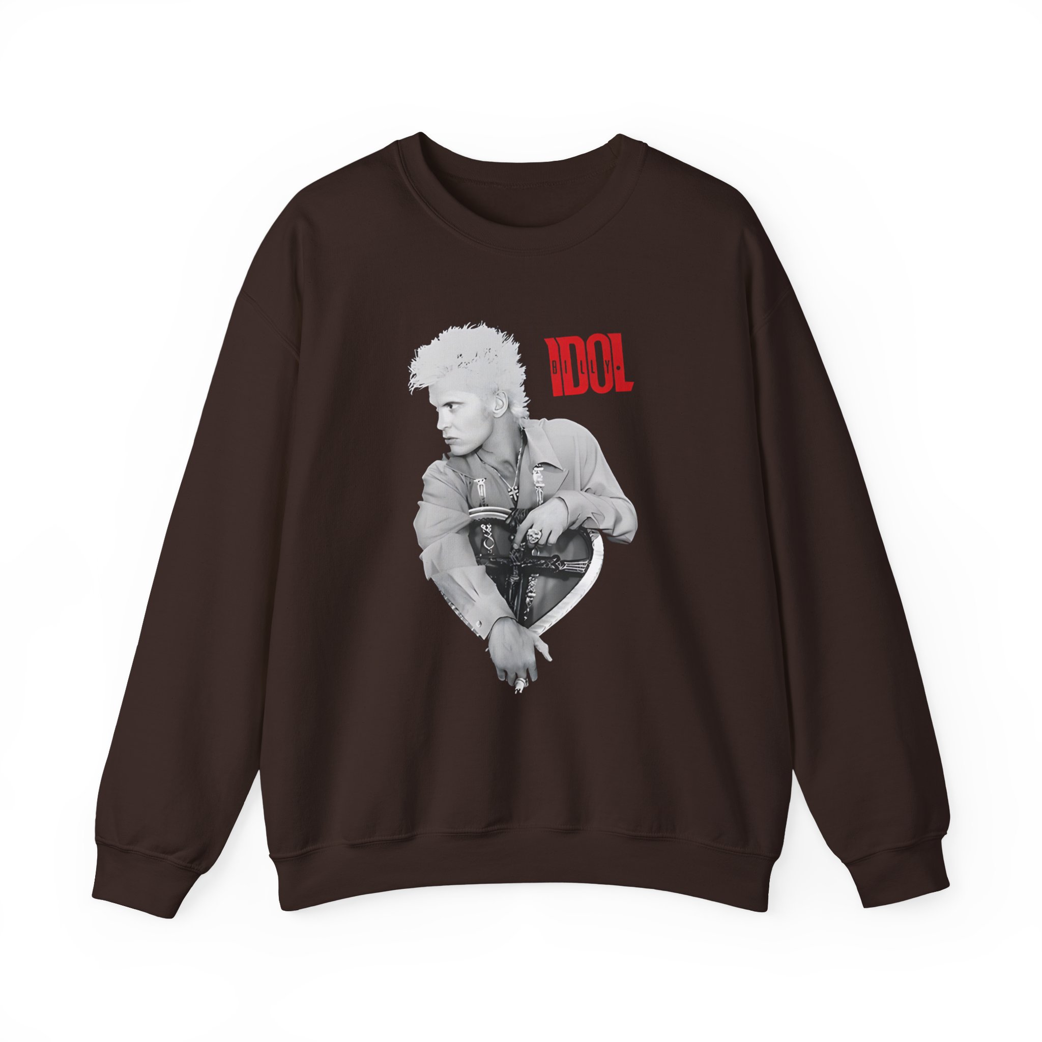 Billy Idol Heart Unisex Heavy Blendâ„¢ Crewneck Sweatshirt