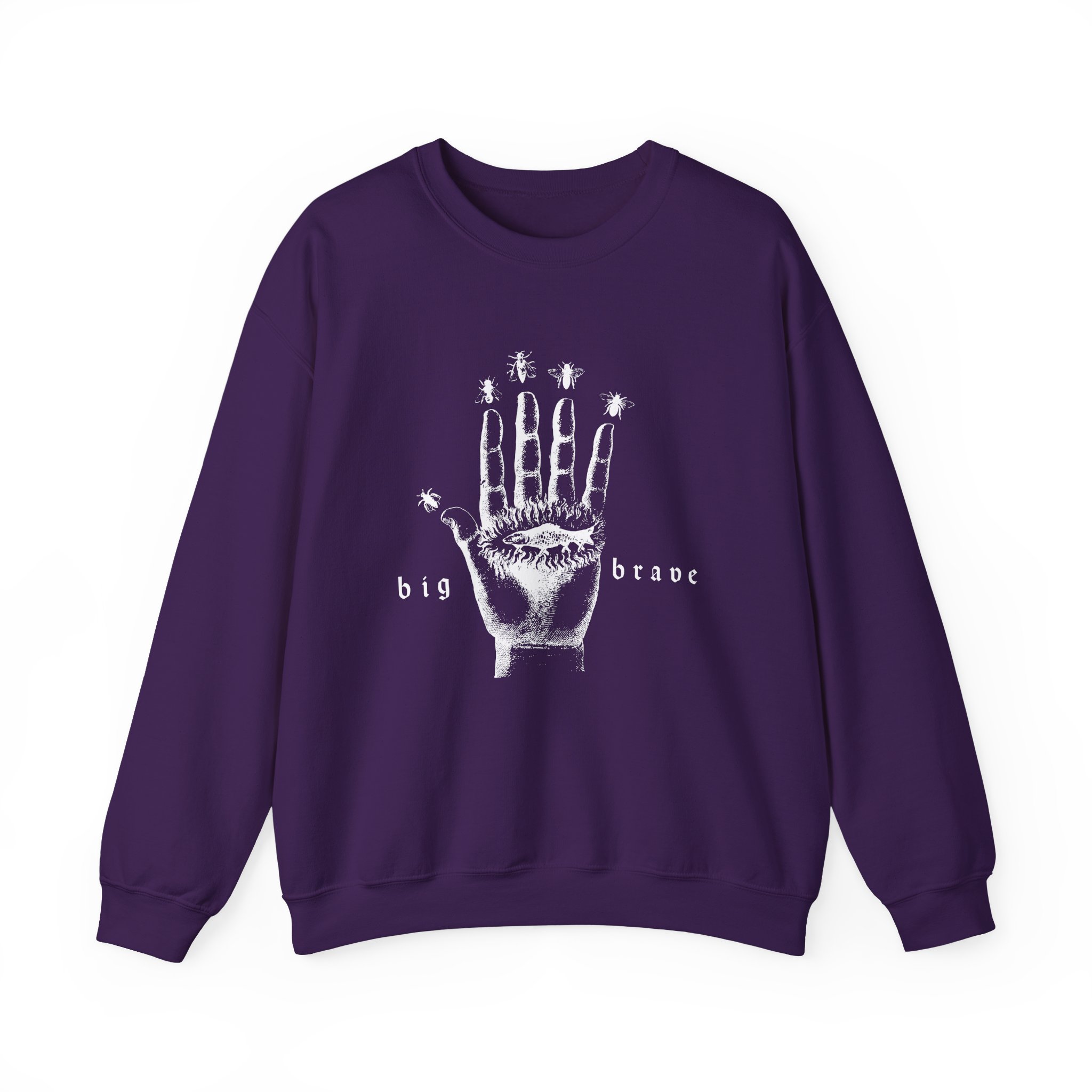 Big Brave Hand Unisex Heavy Blendâ„¢ Crewneck Sweatshirt