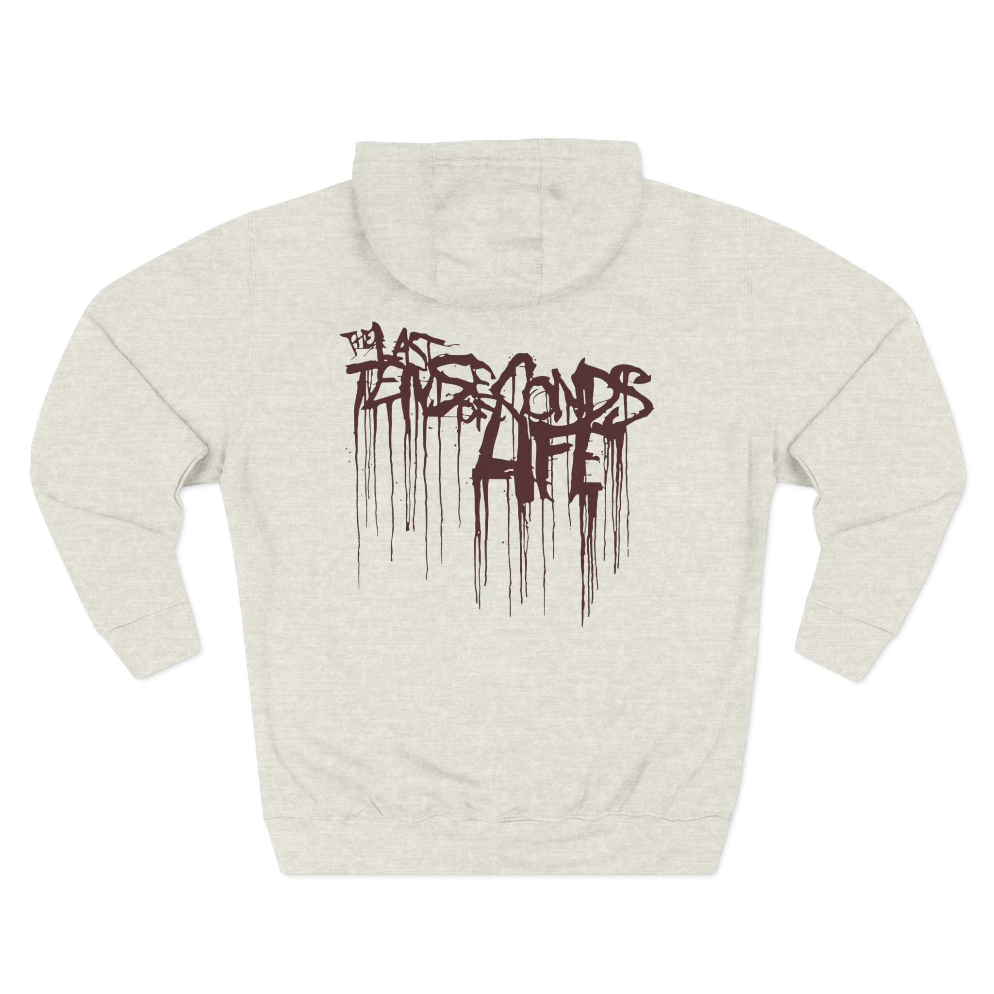 The Last Ten Seconds of Life Three-Panel Fleece Hoodie