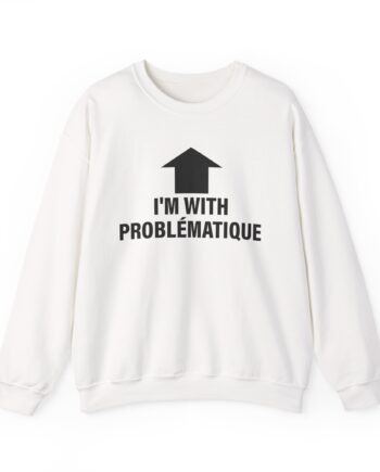 Kim Petras I’m With Problématique Unisex Heavy Blend™ Crewneck Sweatshirt