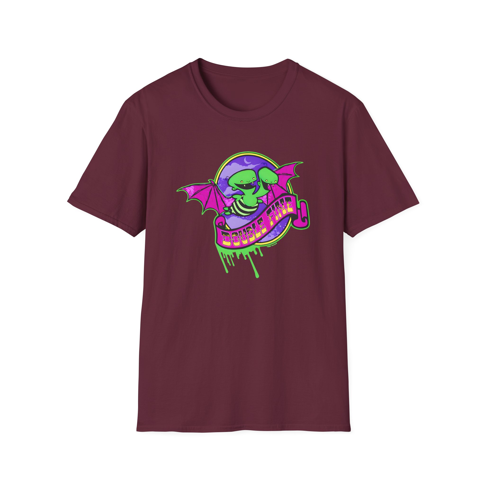 Double Fine Halloween Unisex Softstyle T-Shirt