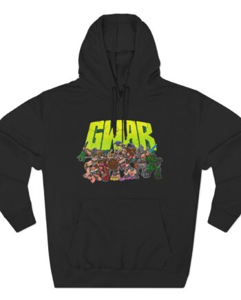 Gwar 2020 Animated Members Three-Panel Fleece Hoodie