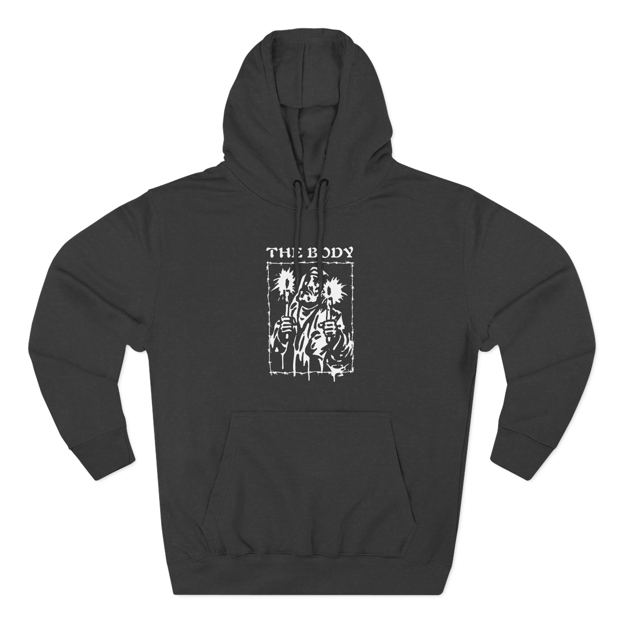 The Body Candles Three-Panel Fleece Hoodie