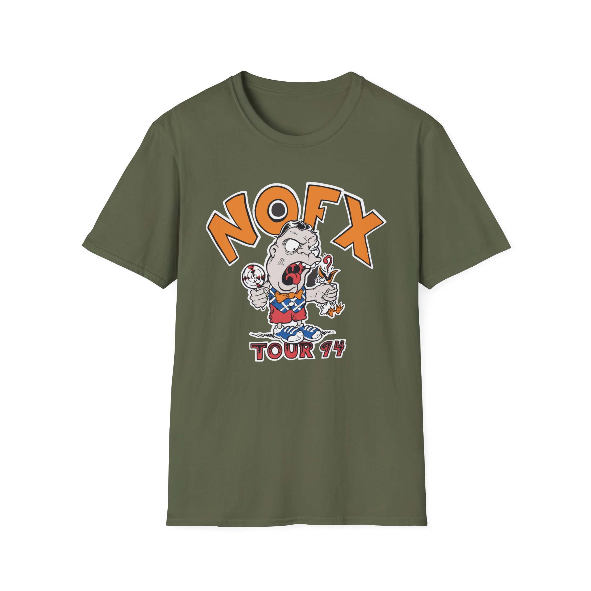 Nofx Lollipop Guy Unisex Softstyle T-Shirt