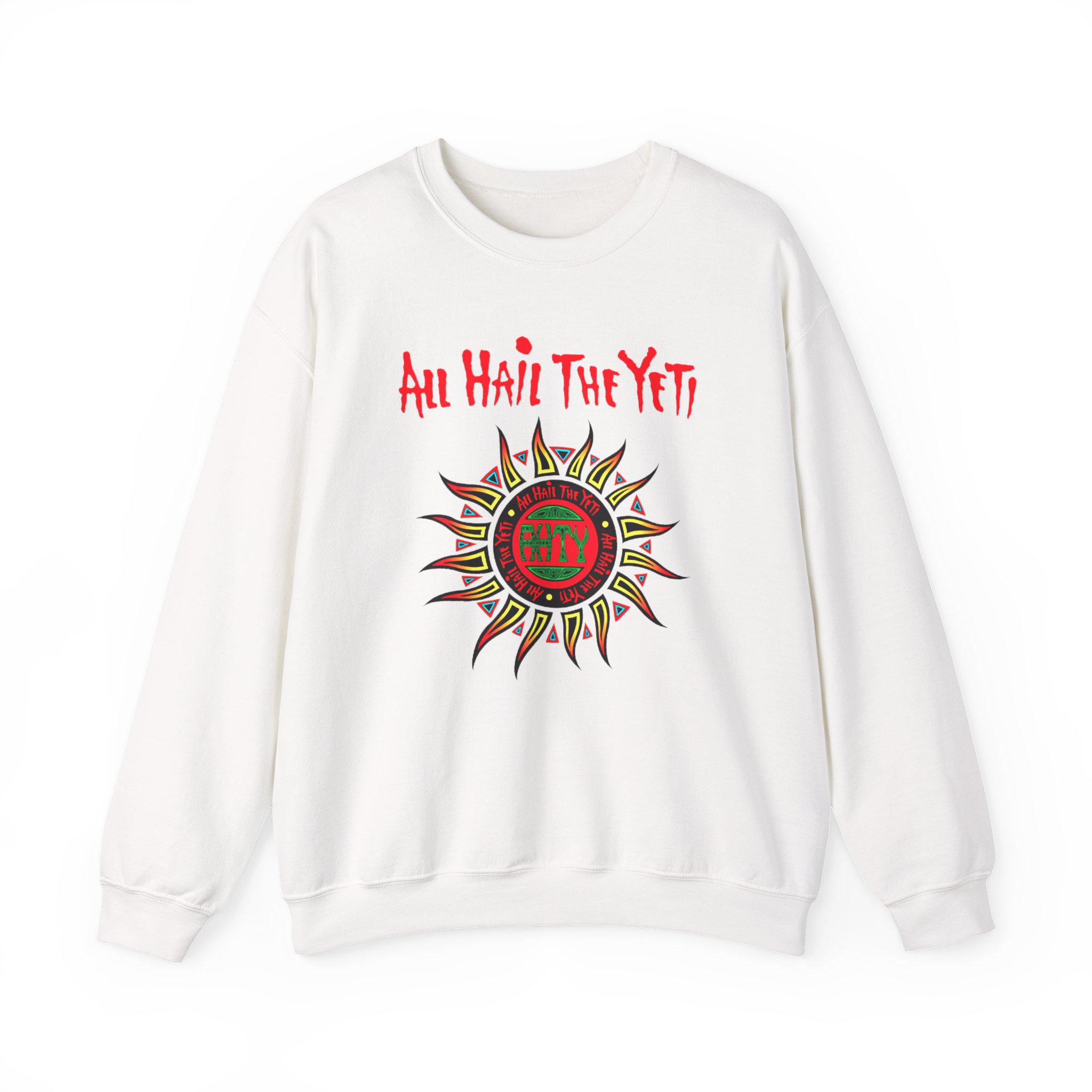 All Hail the Yeti Sun Unisex Heavy Blendâ„¢ Crewneck Sweatshirt
