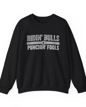 Dale Brisby Ridin' Bulls & Punchin' Fools Unisex Heavy Blend™ Crewneck Sweatshirt