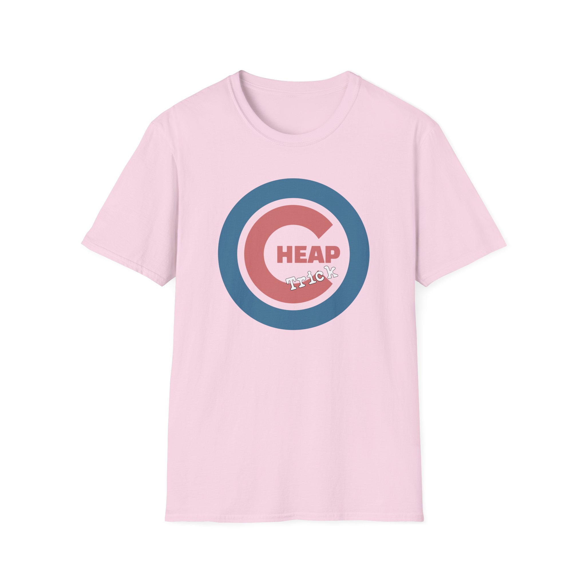 Cheap Trick Stacked Logo Unisex Softstyle T-Shirt