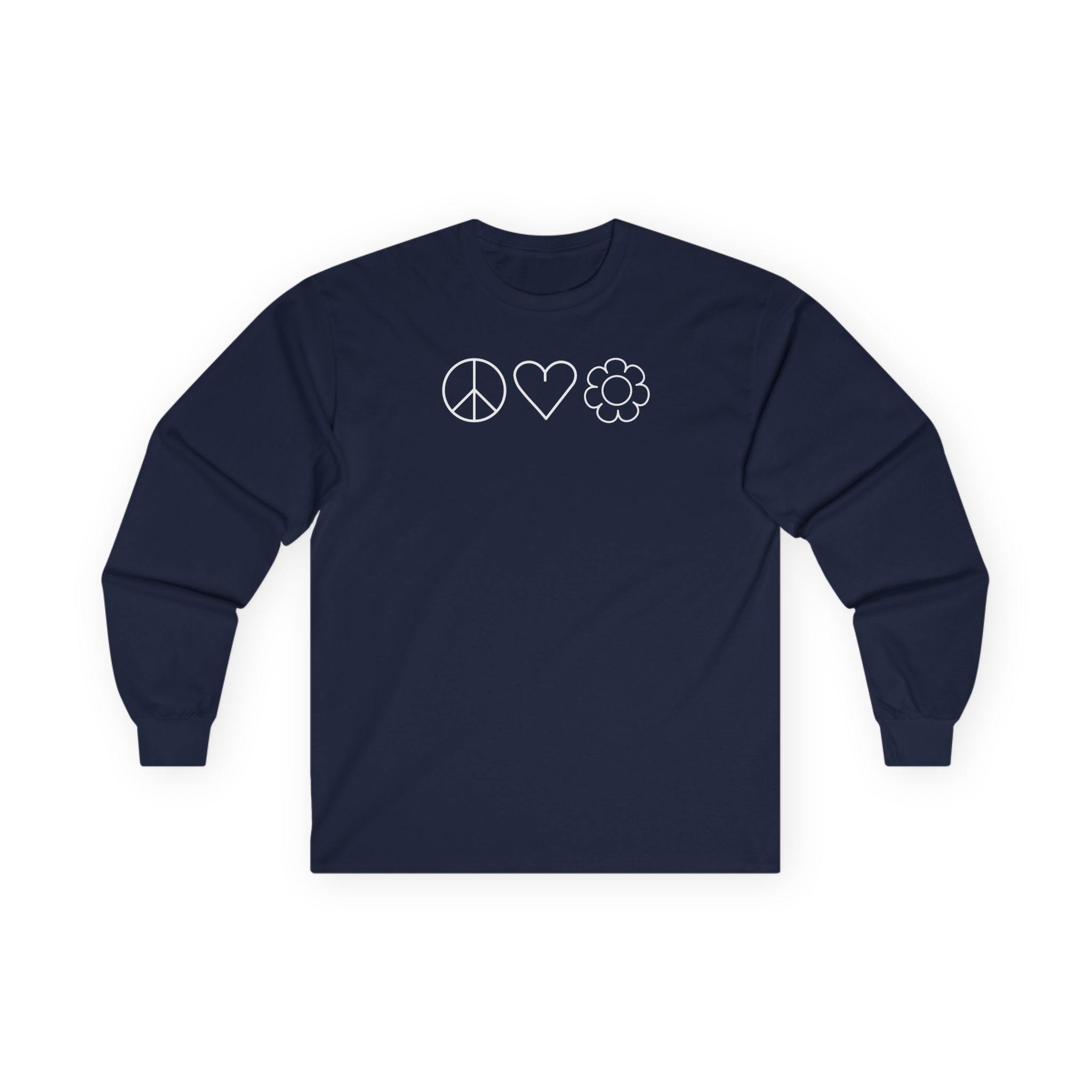 Mumbo Jumbo Peace, Love and Plants Unisex Ultra Cotton Long Sleeve Tee
