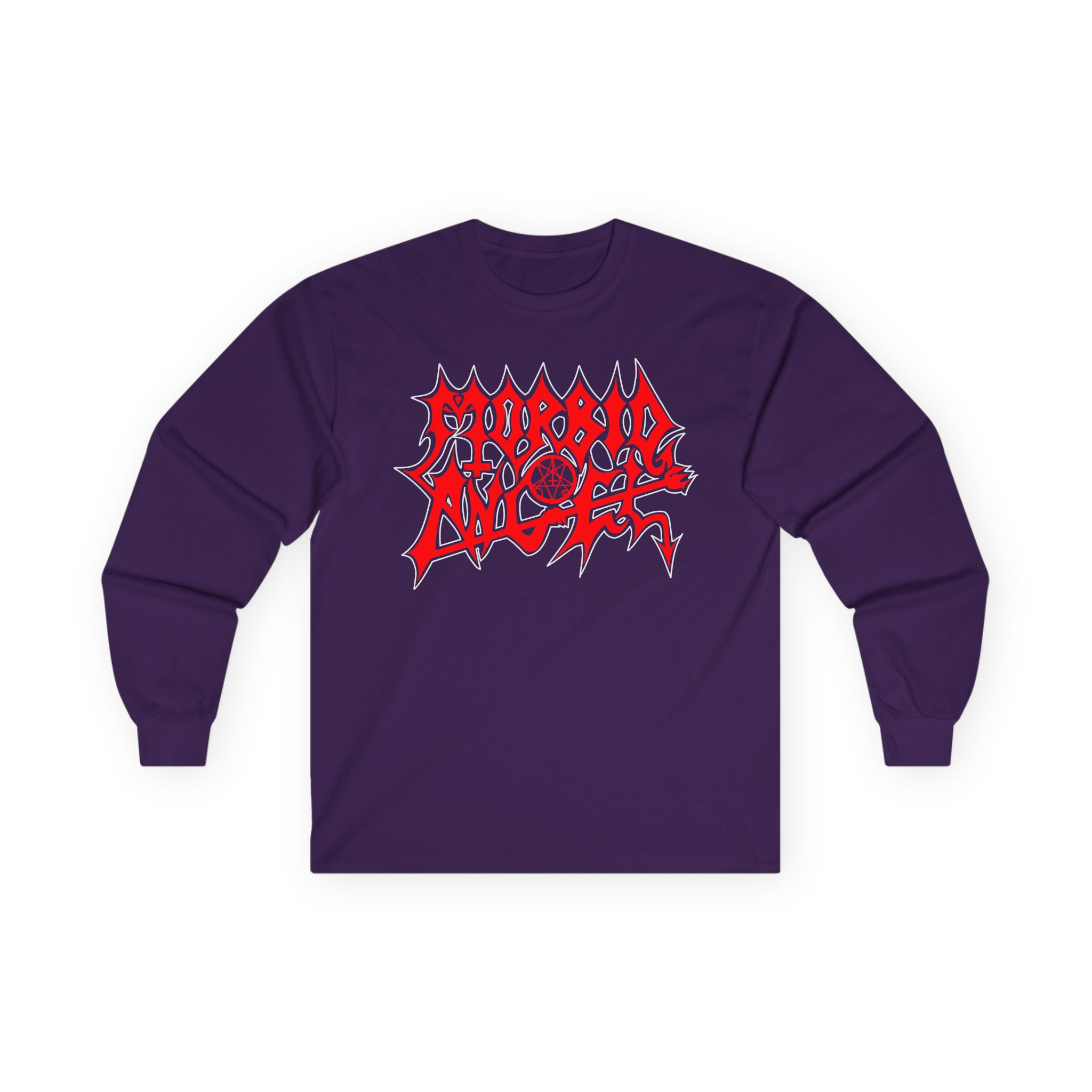 Morbid Angel Red Logo Unisex Ultra Cotton Long Sleeve Tee