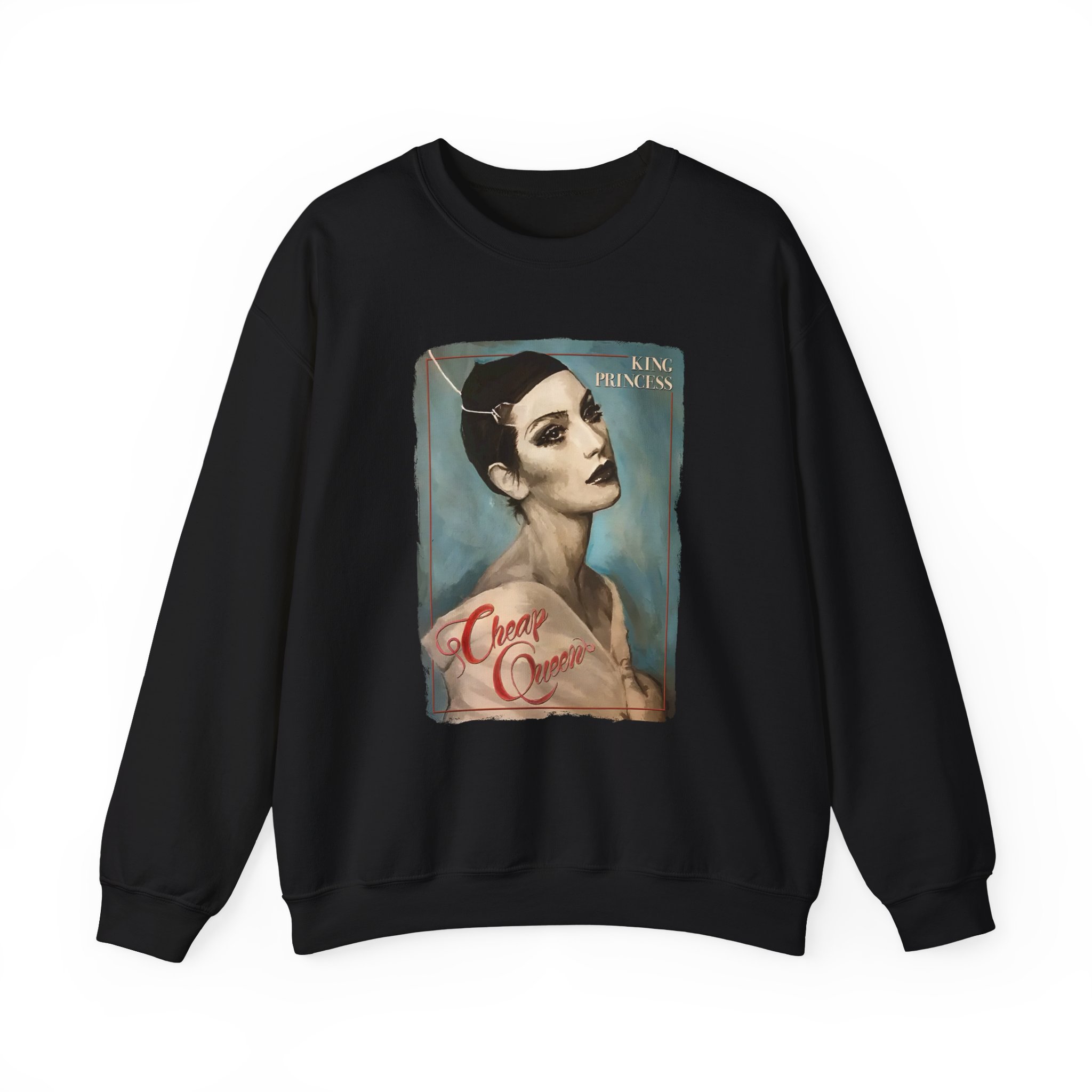 King Princess Cheap Queen Unisex Heavy Blendâ„¢ Crewneck Sweatshirt