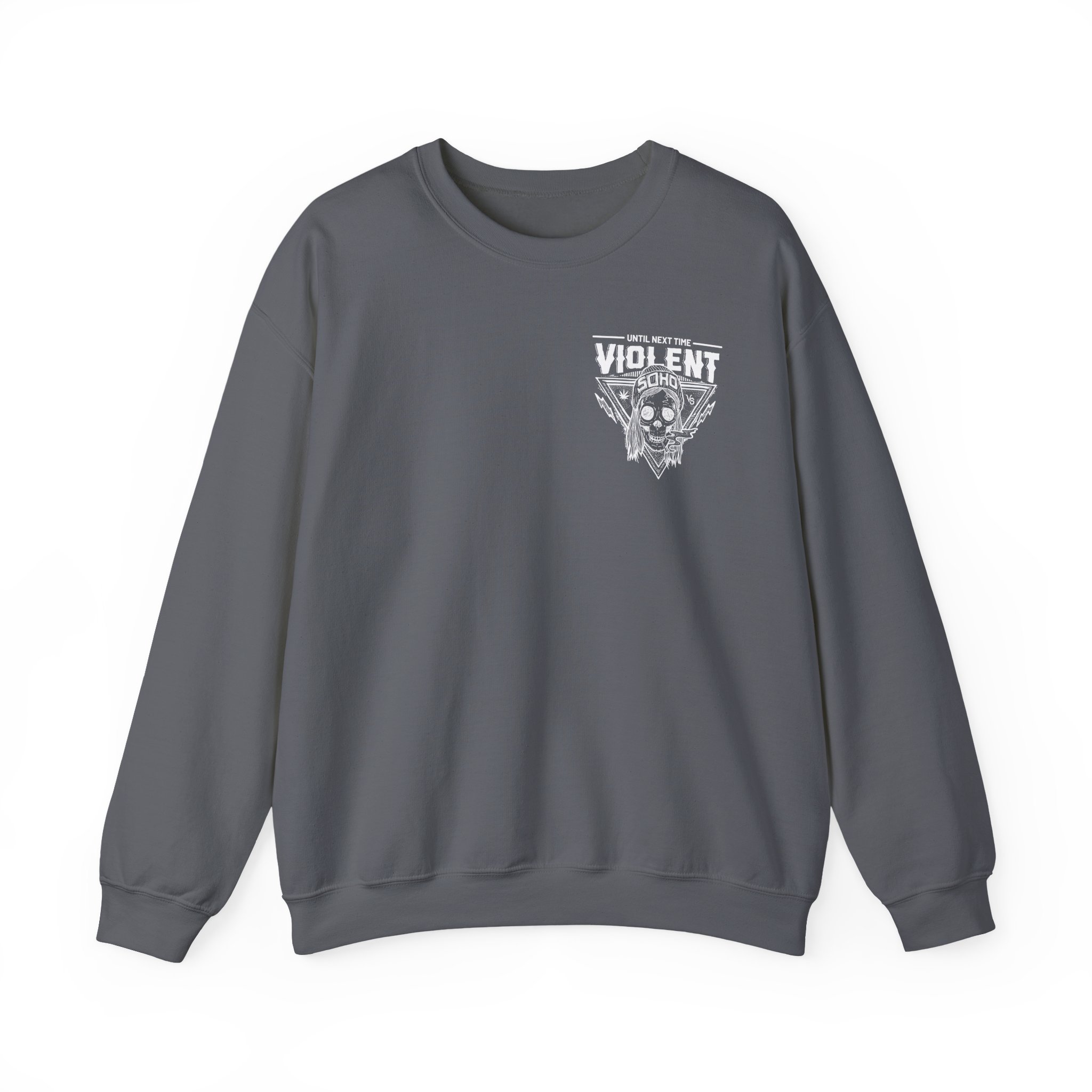 Violent Soho Until Next Time Blazin' Skull Unisex Heavy Blendâ„¢ Crewneck Sweatshirt