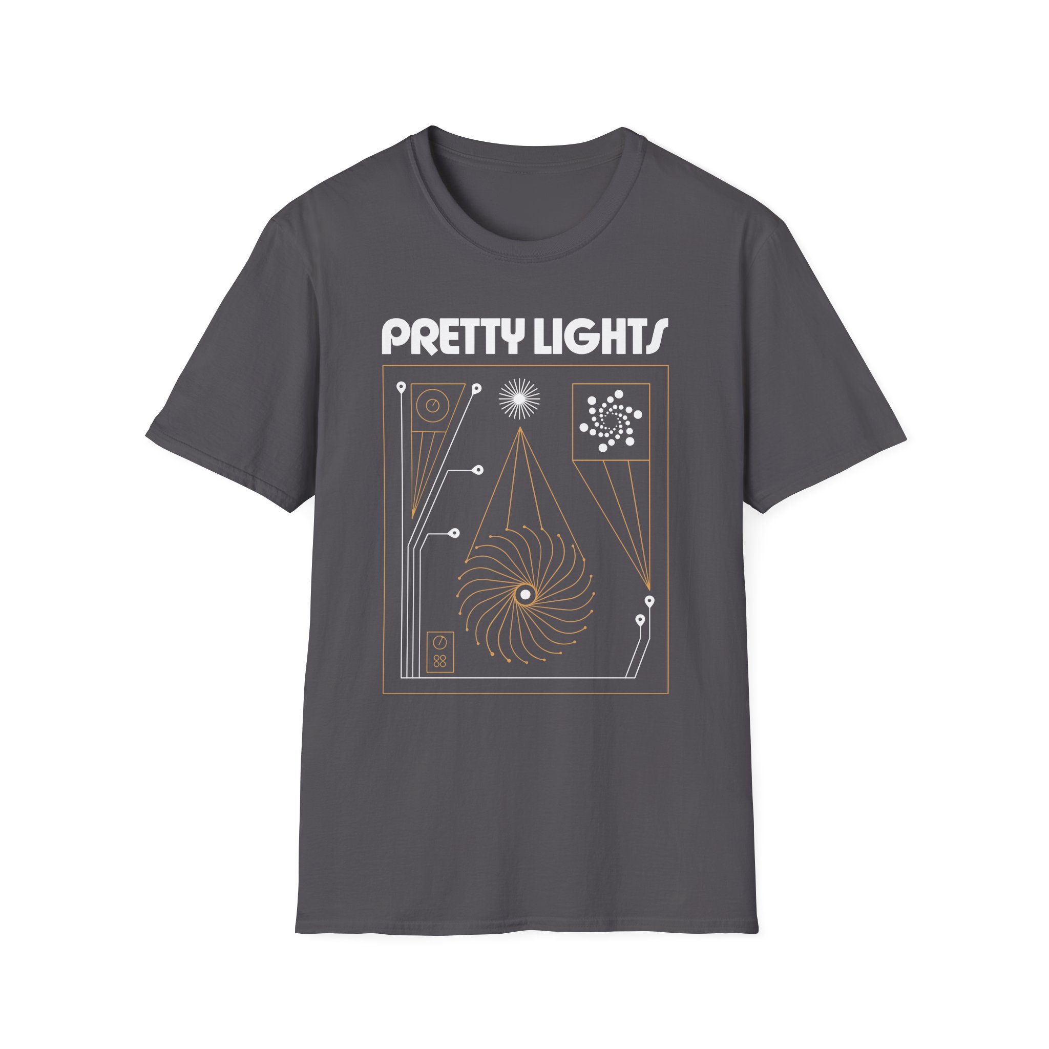 Pretty Lights Swirl Science Unisex Softstyle T-Shirt