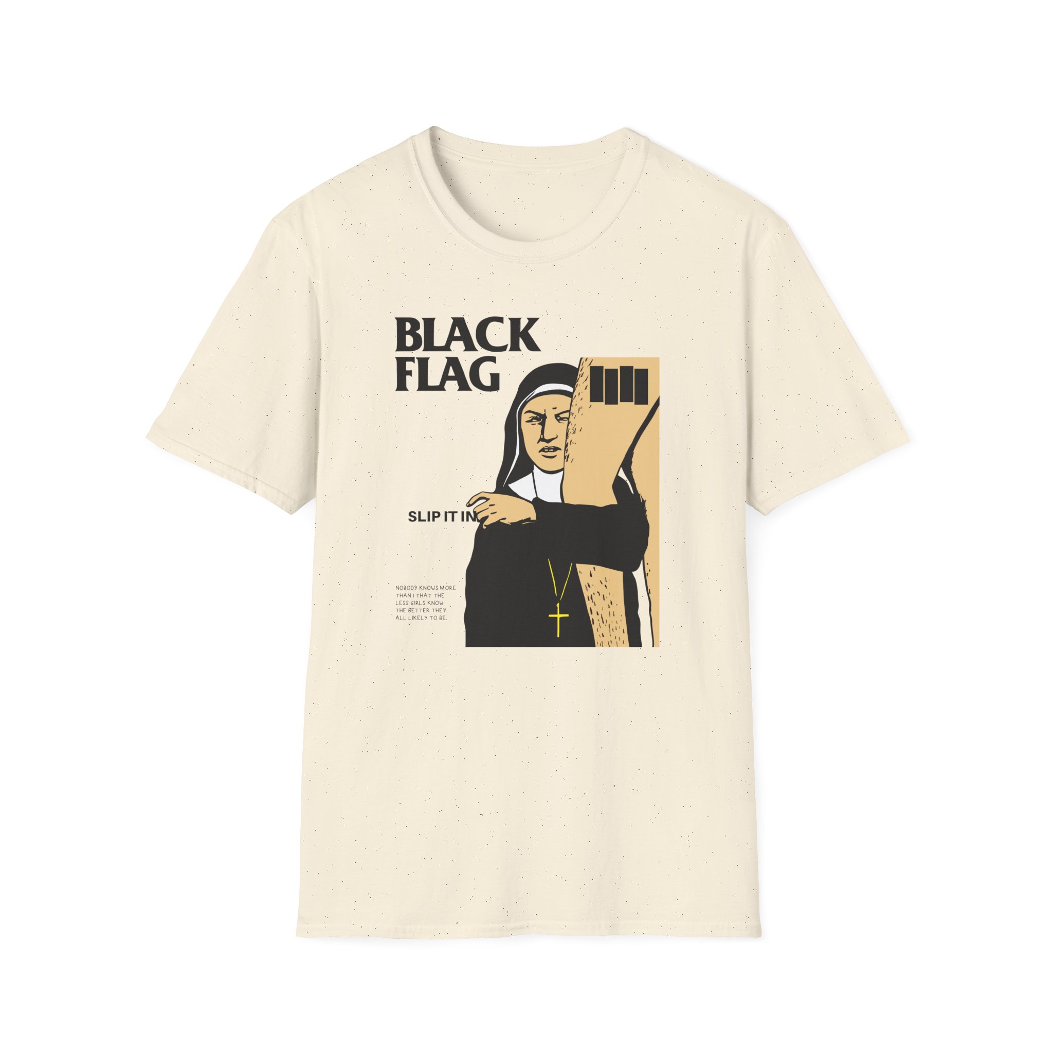 Black Flag Slip It in Unisex Softstyle T-Shirt