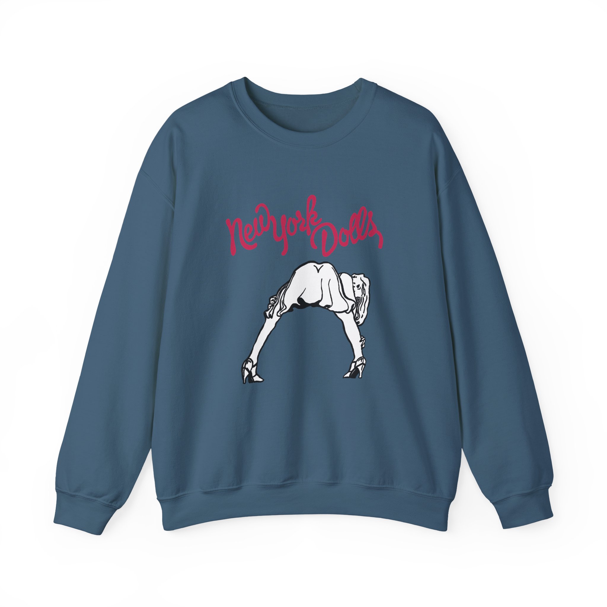 New York Dolls Lipstick Girl Unisex Heavy Blendâ„¢ Crewneck Sweatshirt