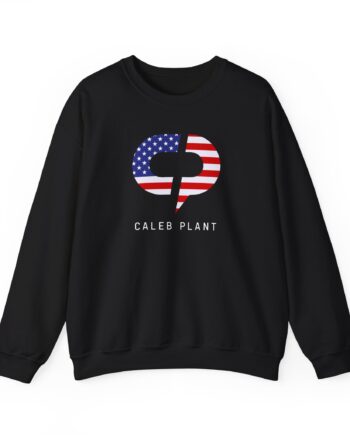 Caleb Plant Red, White and Blue Unisex Heavy Blend™ Crewneck Sweatshirt