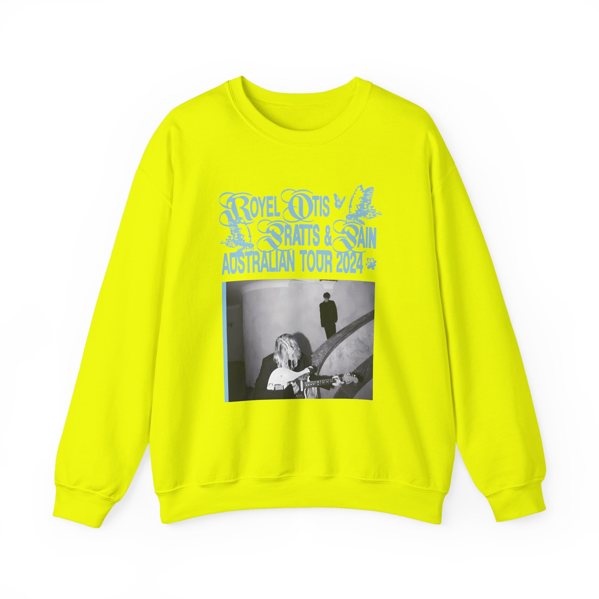 Royel Otis Band Pratts and Pain Australian Tour 2024 Unisex Heavy Blendâ„¢ Crewneck Sweatshirt