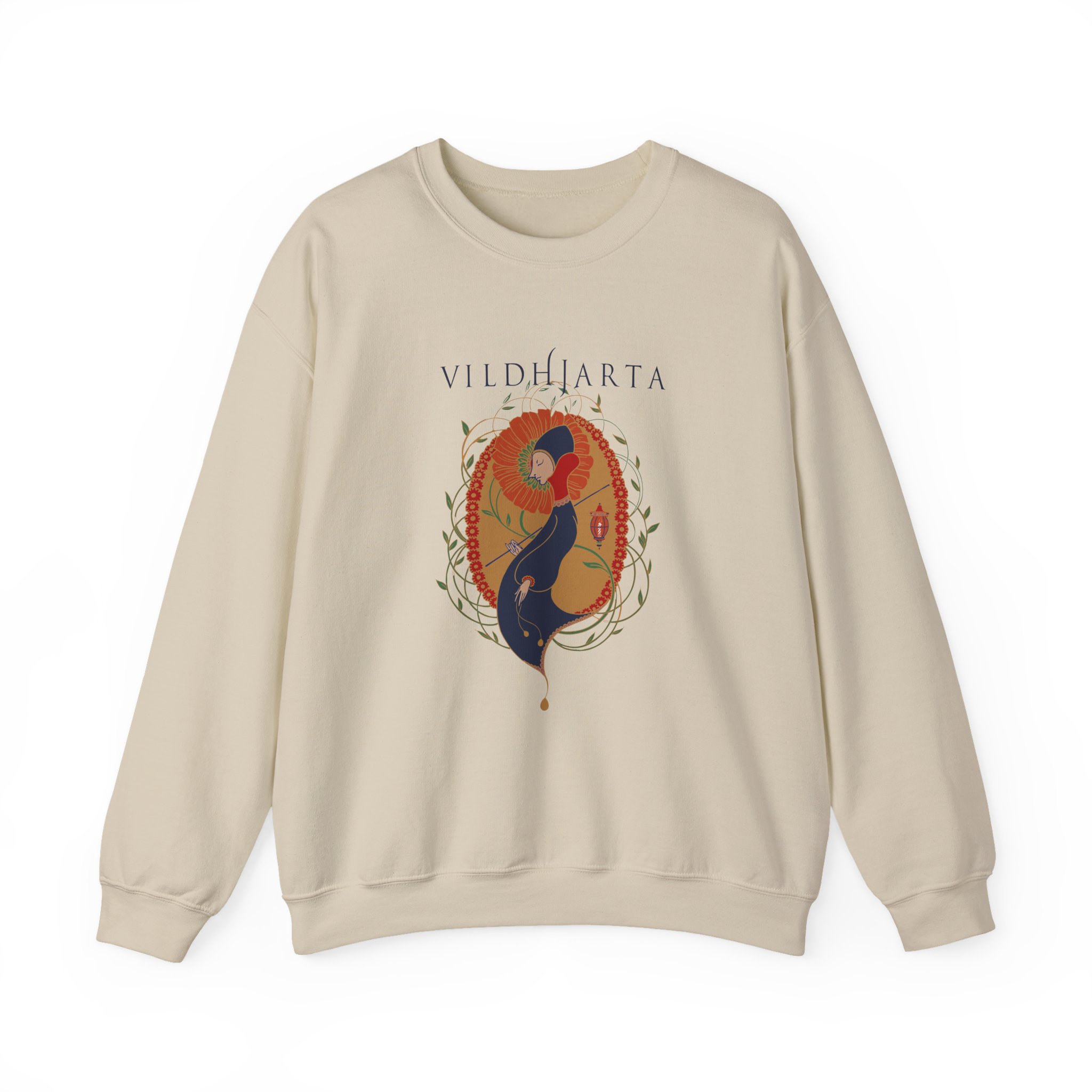 Vildhjarta Lantern Lady Unisex Heavy Blend Crewneck Sweatshirt