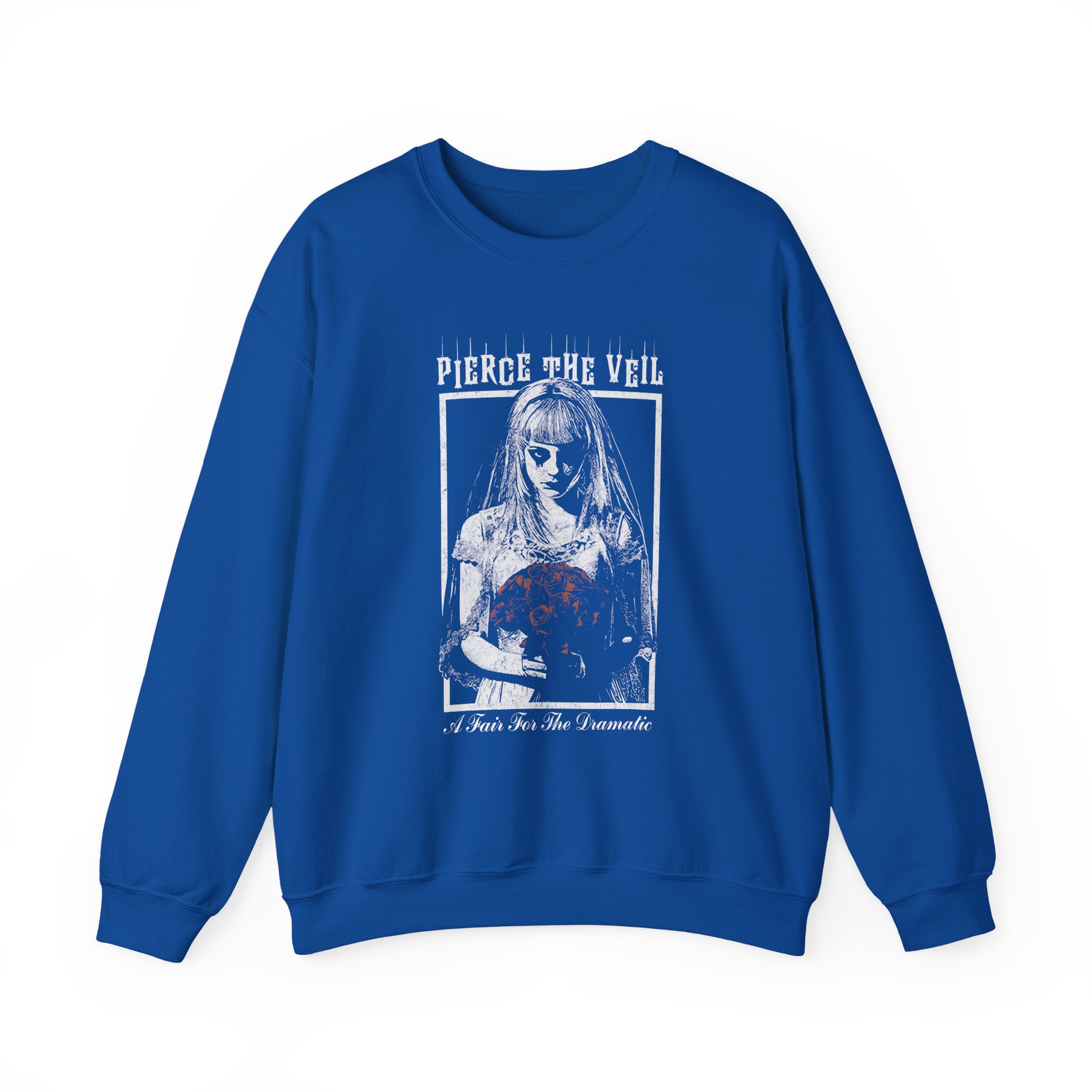 Pierce the Veil a Flair for the Dramatic Bride Unisex Heavy Blendâ„¢ Crewneck Sweatshirt