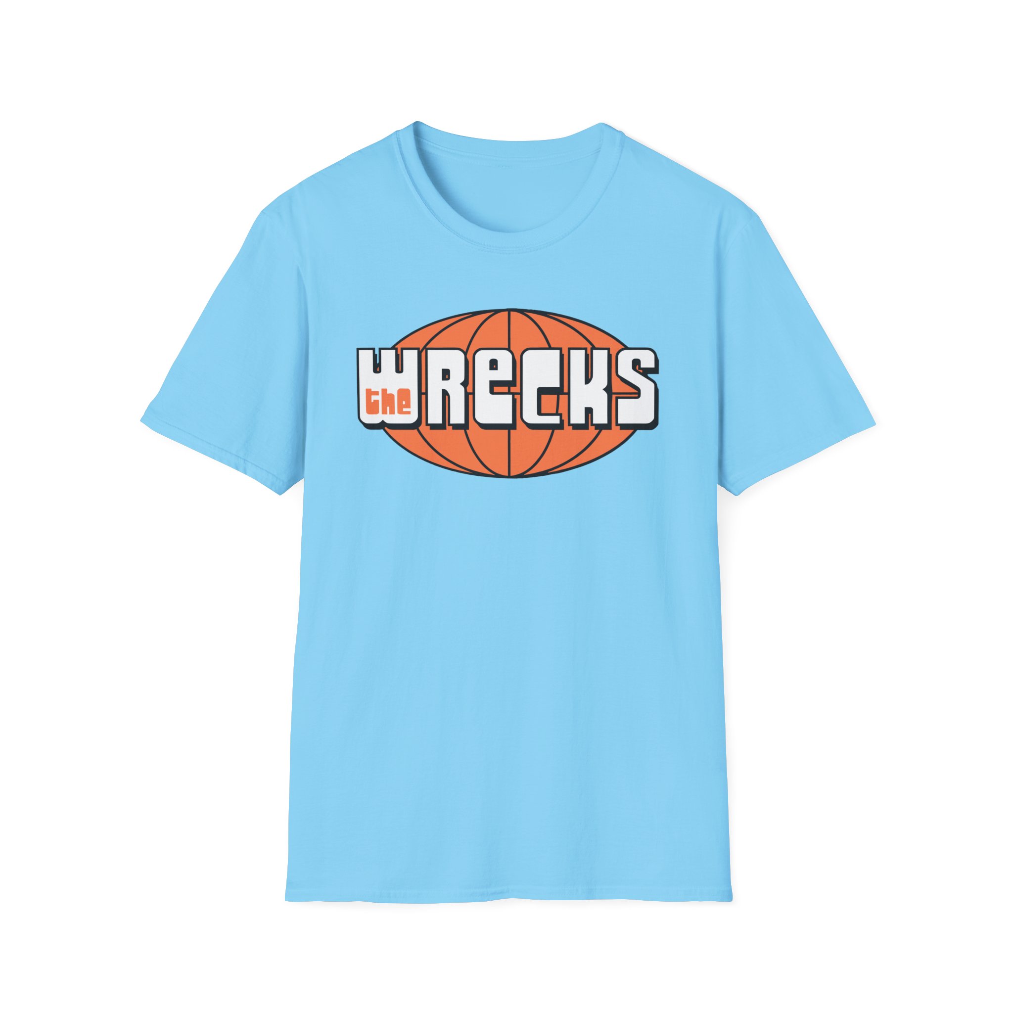 The Wrecks Retro Globe Unisex Softstyle T-Shirt