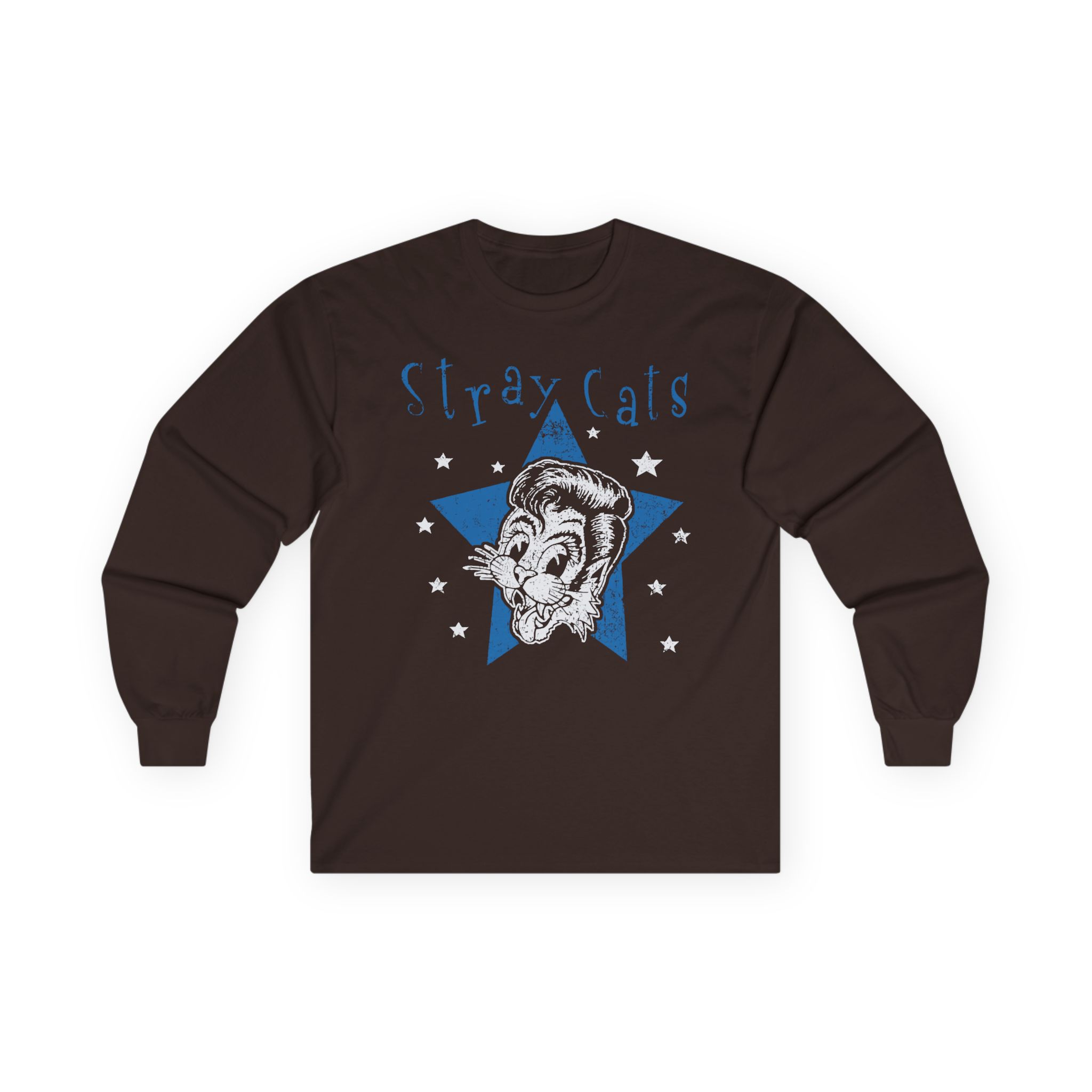 Stray Cats Star Cat Unisex Ultra Cotton Long Sleeve Tee