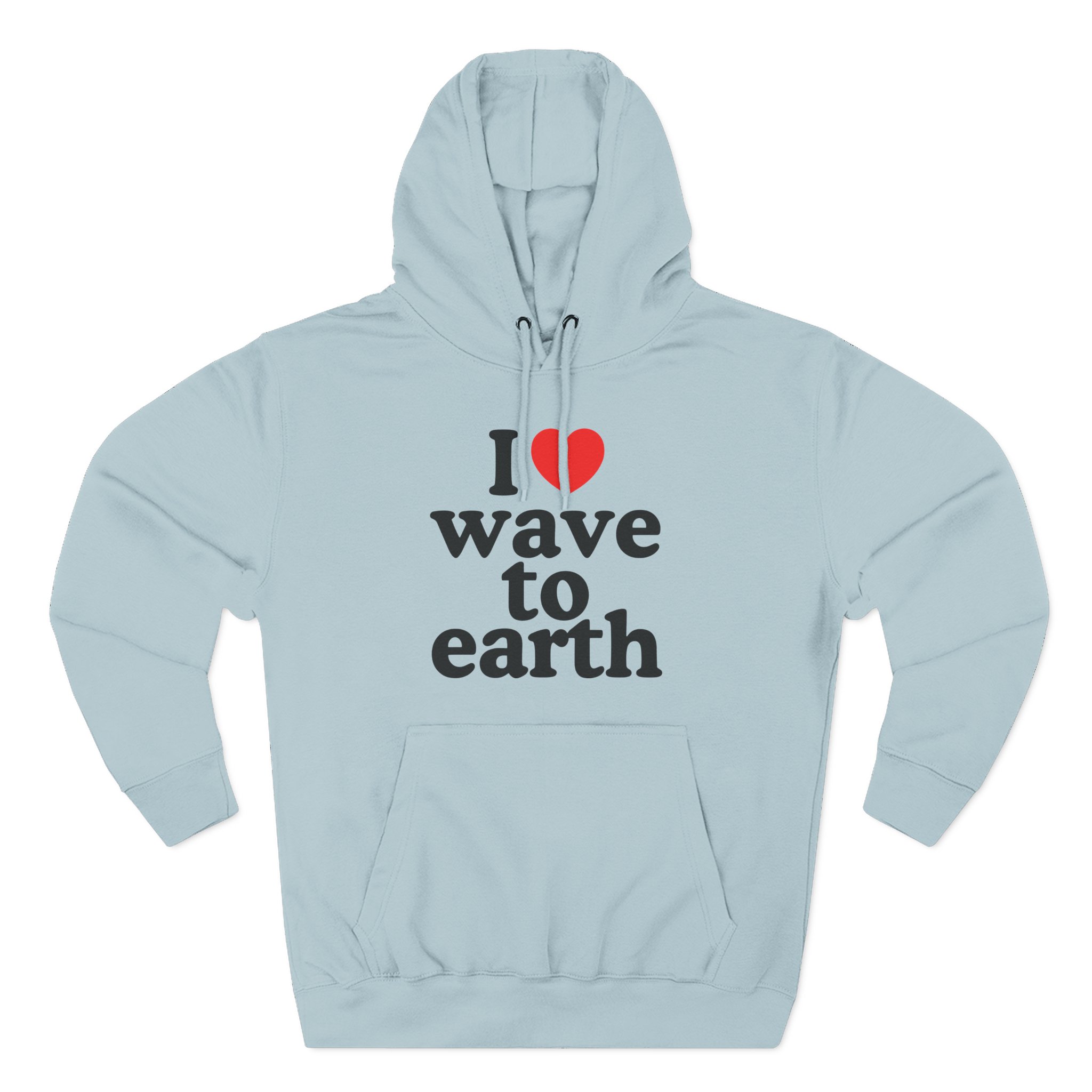 Wave to Earth Three-Panel Fleece Hoodie
