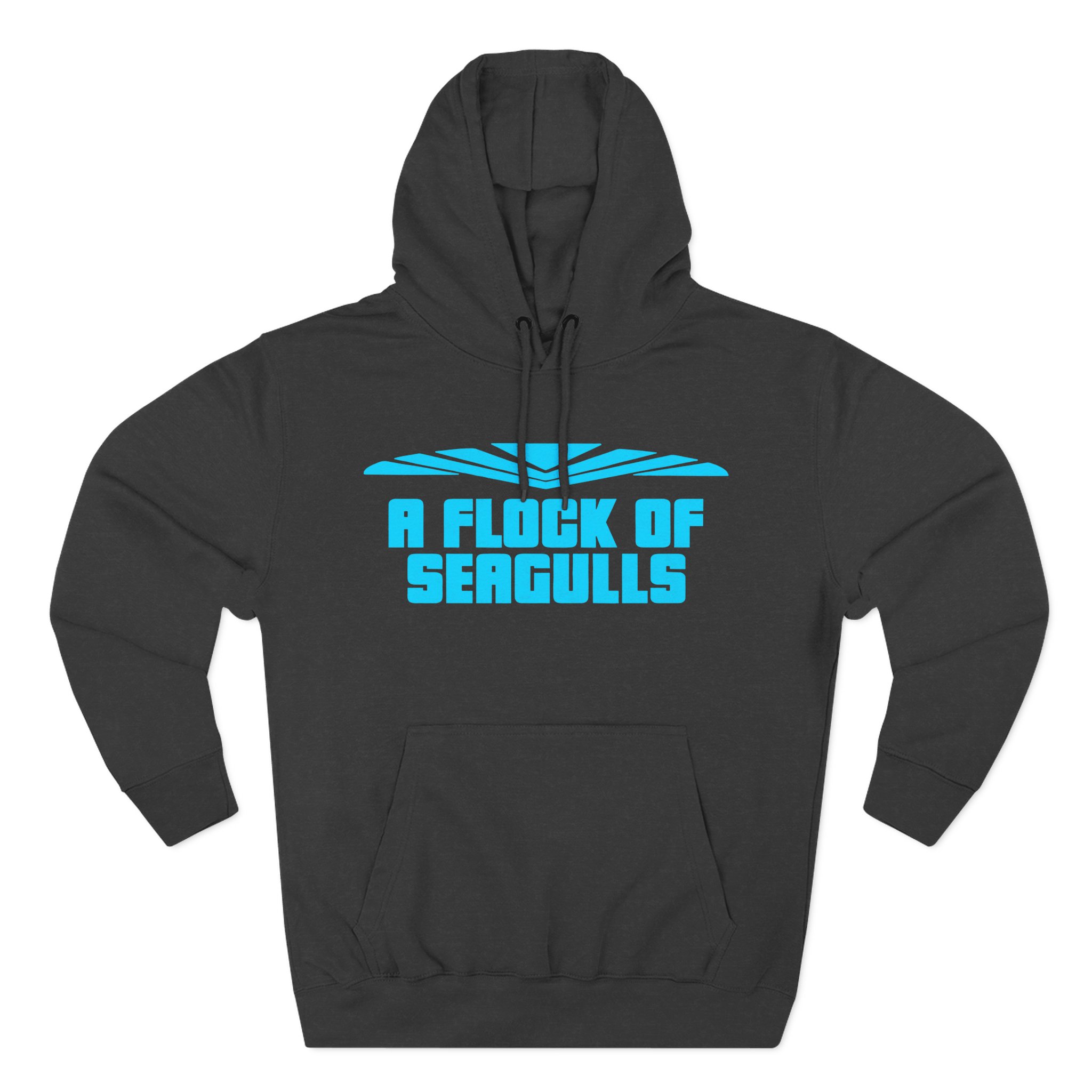 A Flock of Seagulls Logo Three-Panel Fleece Hoodie