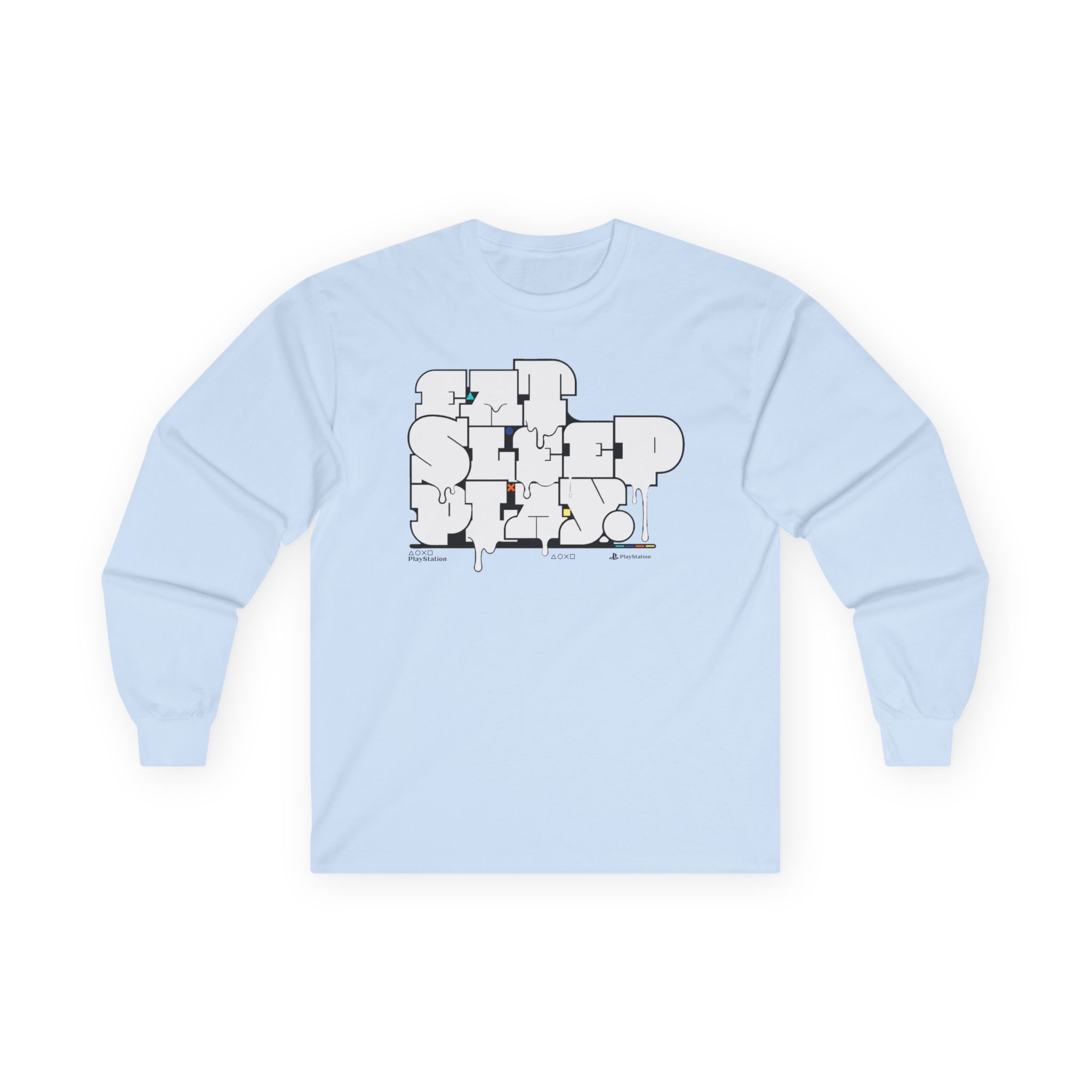 PlayStation Eat Sleep Play Unisex Ultra Cotton Long Sleeve Tee