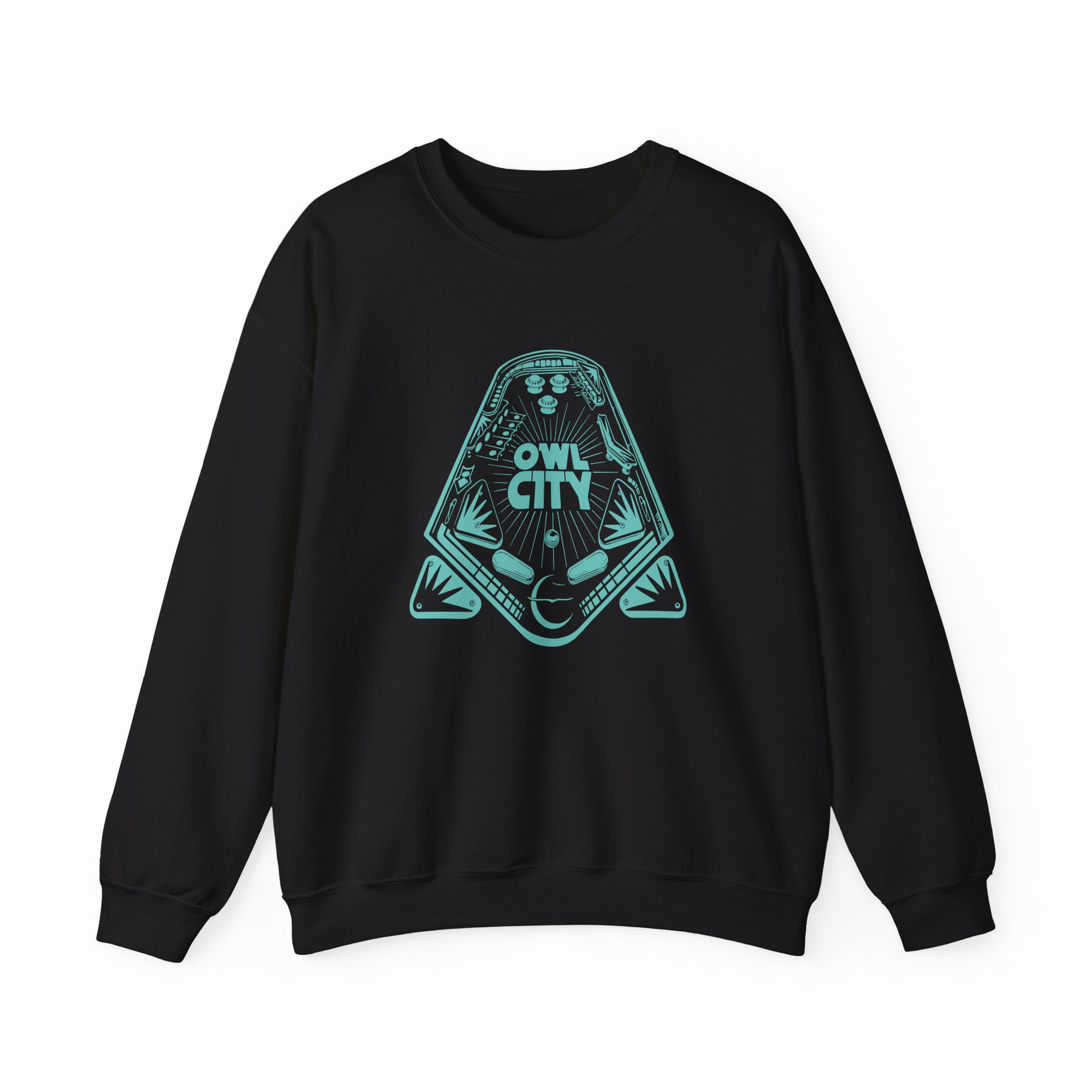 Owl City Pinball Unisex Heavy Blendâ„¢ Crewneck Sweatshirt