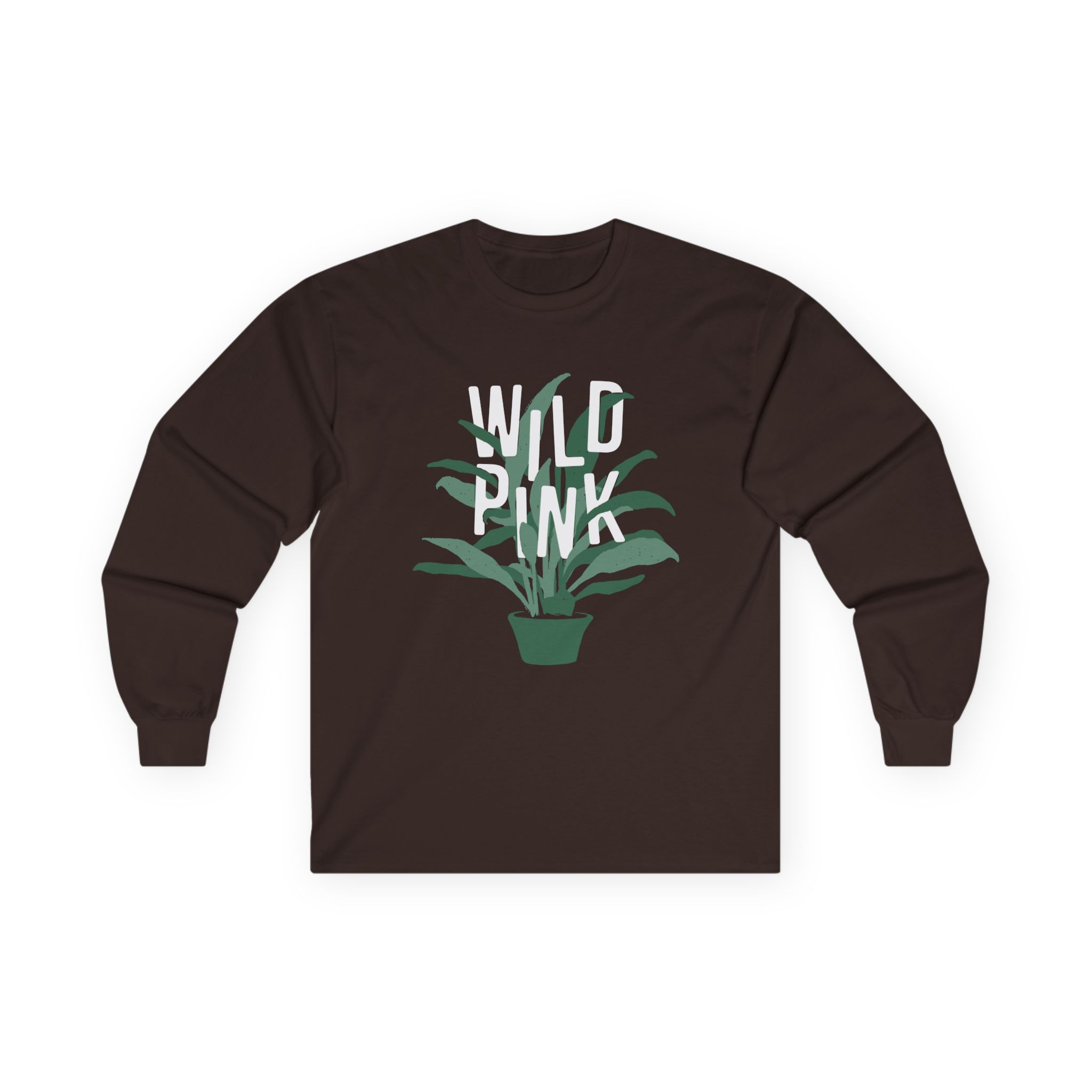 Wild Pink House Plant Unisex Ultra Cotton Long Sleeve Tee