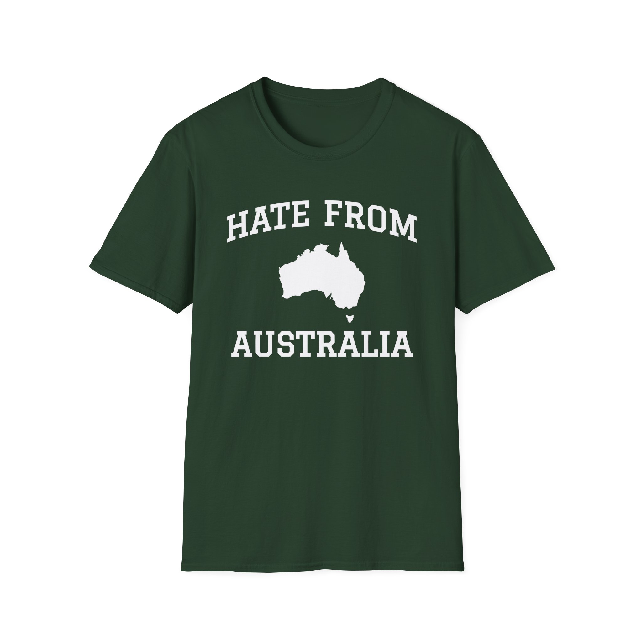 Ymh Hate From Australia Unisex Softstyle T-Shirt