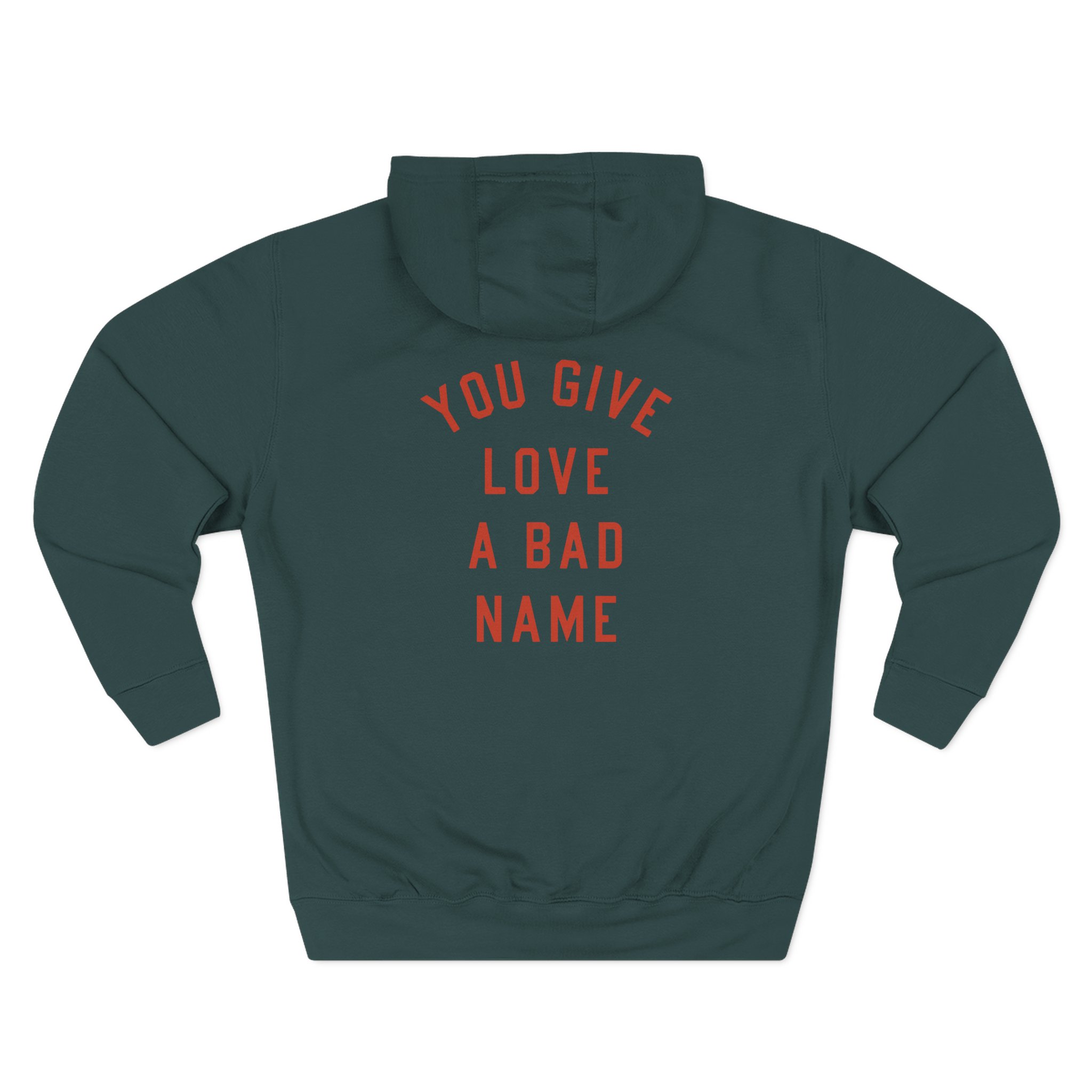 Bon Jovi You Give Love a Bad Name Three-Panel Fleece Hoodie