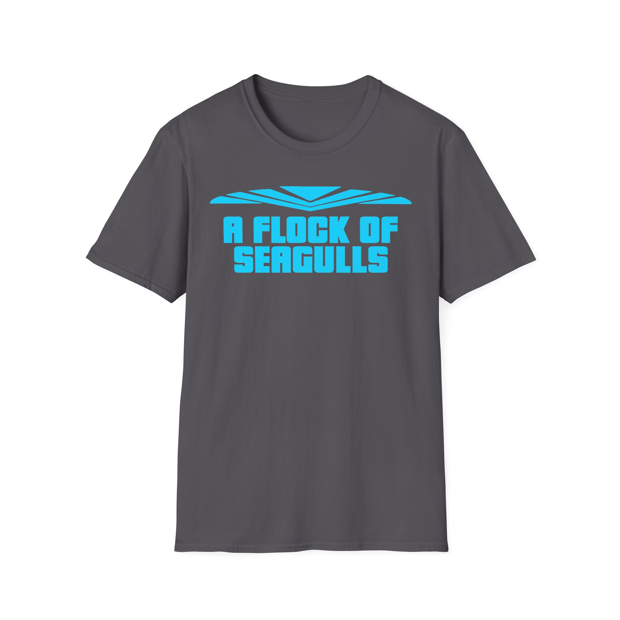 A Flock of Seagulls Logo Unisex Softstyle T-Shirt