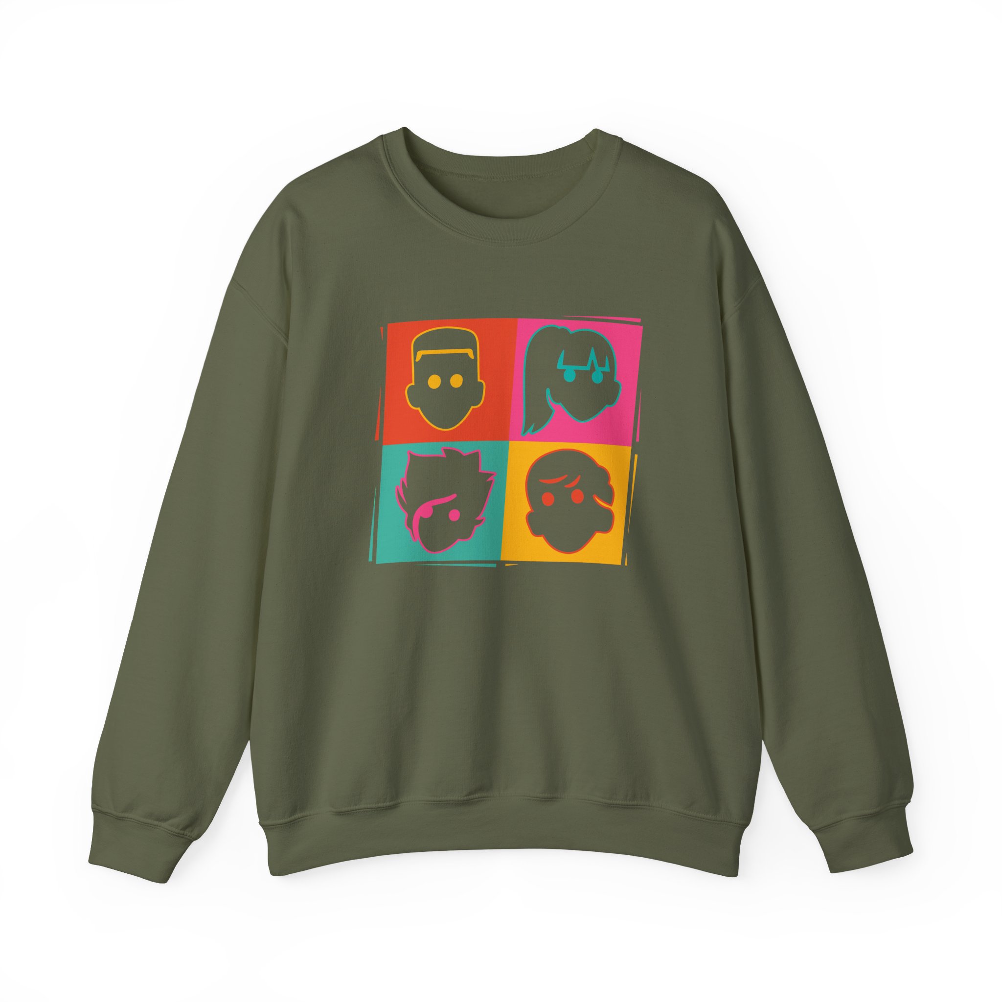 Grounded Faces Unisex Heavy Blendâ„¢ Crewneck Sweatshirt