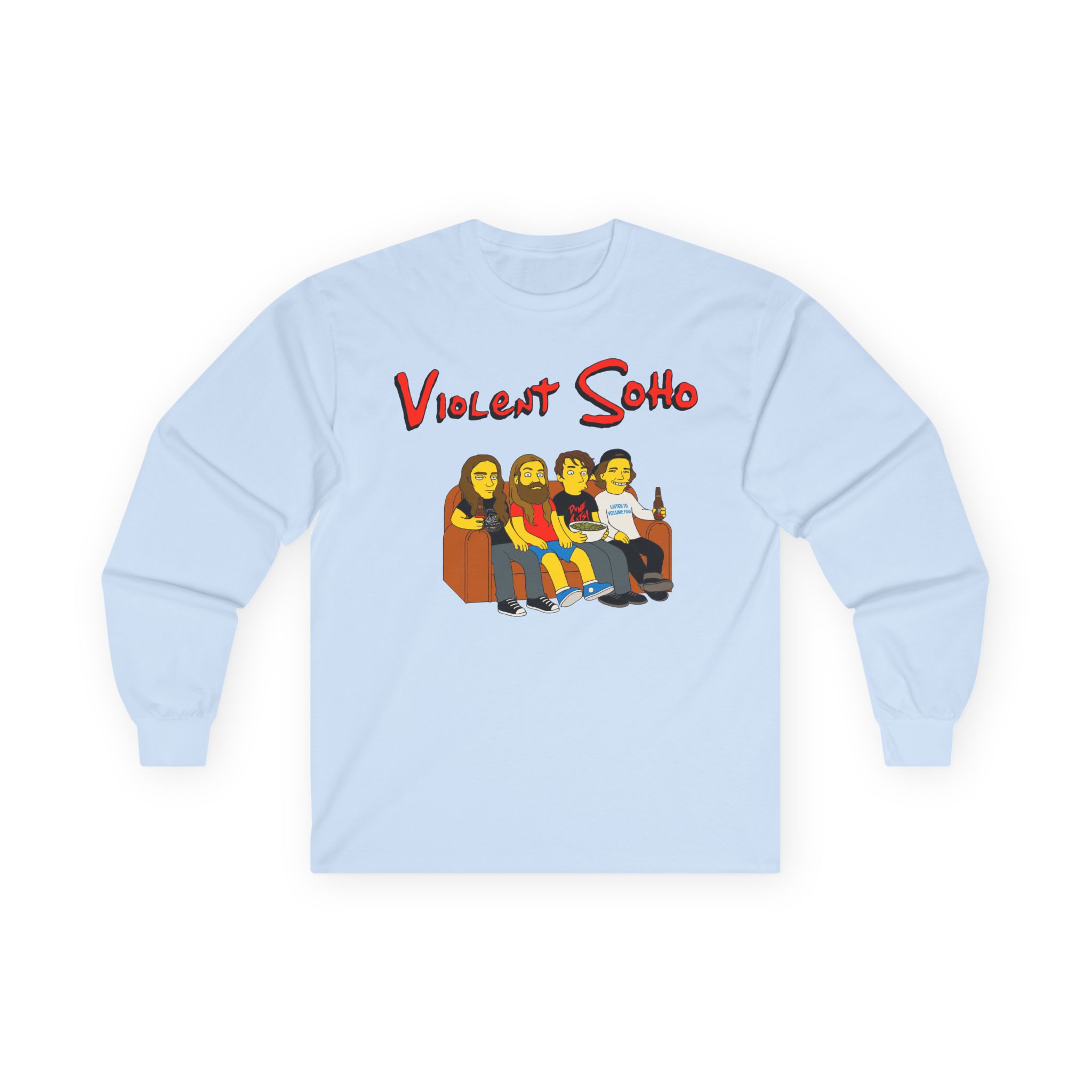Violent Soho Springfield 4122 Unisex Ultra Cotton Long Sleeve Tee
