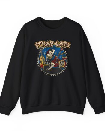 Stray Cats Ladies Bass Unisex Heavy Blend™ Crewneck Sweatshirt
