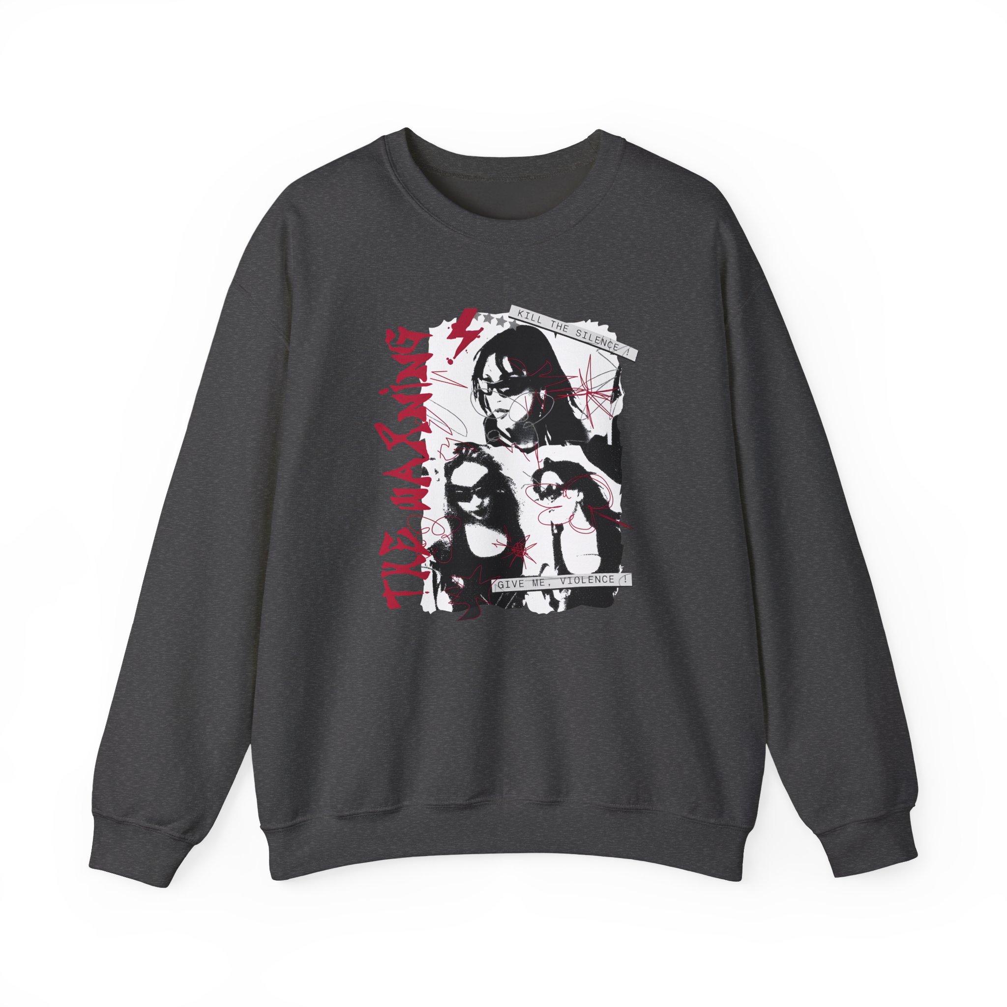 The Warning Silence Unisex Heavy Blendâ„¢ Crewneck Sweatshirt