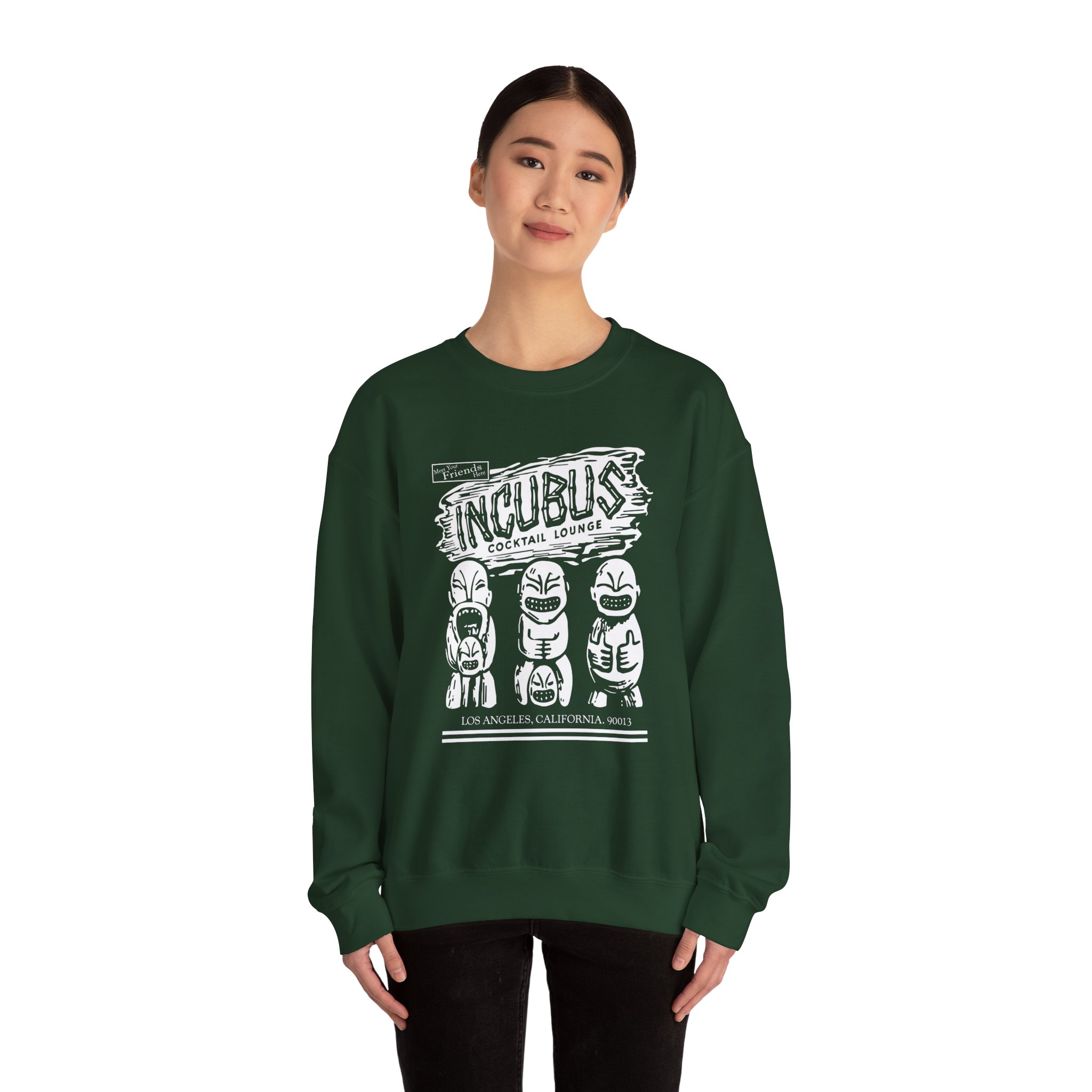 Incubus Cocktail Lounge Unisex Heavy Blendâ„¢ Crewneck Sweatshirt
