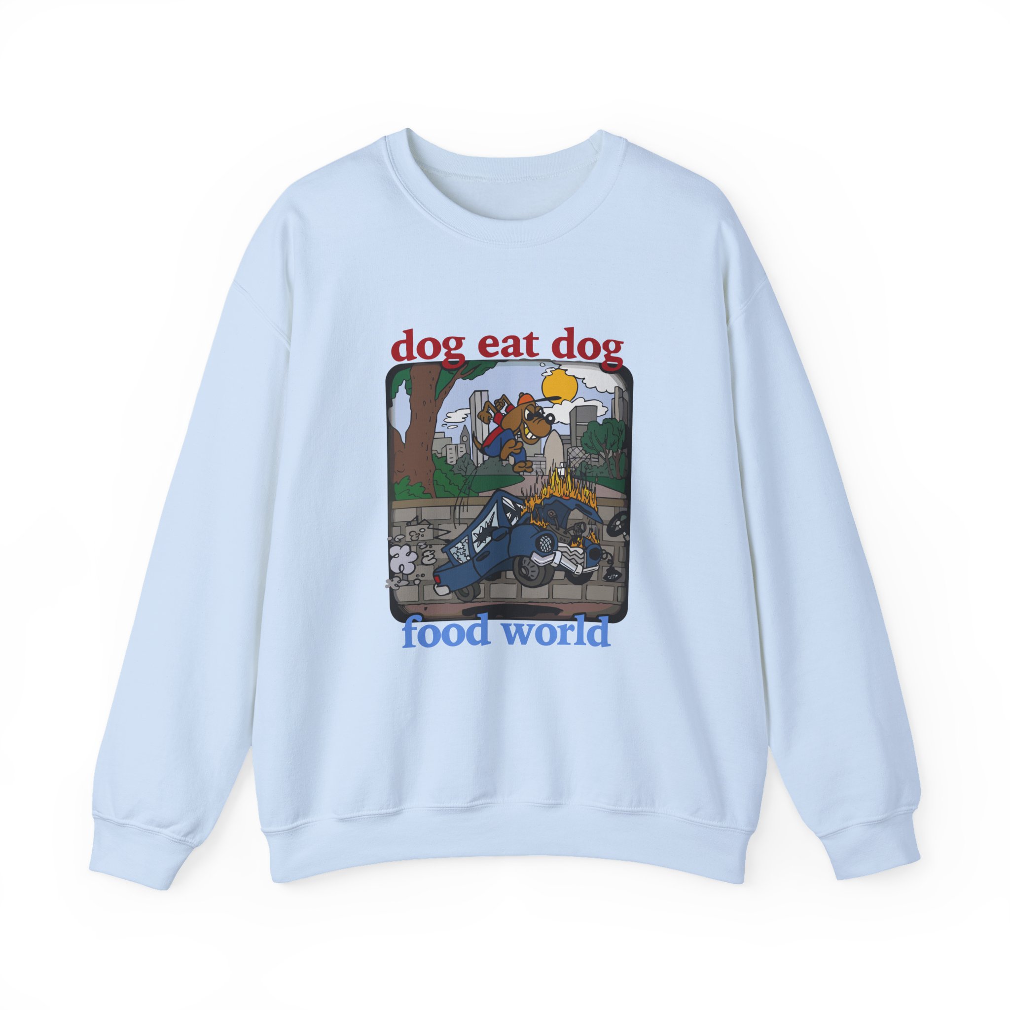 Niko B Cartoon Dog Unisex Heavy Blend Crewneck Sweatshirt