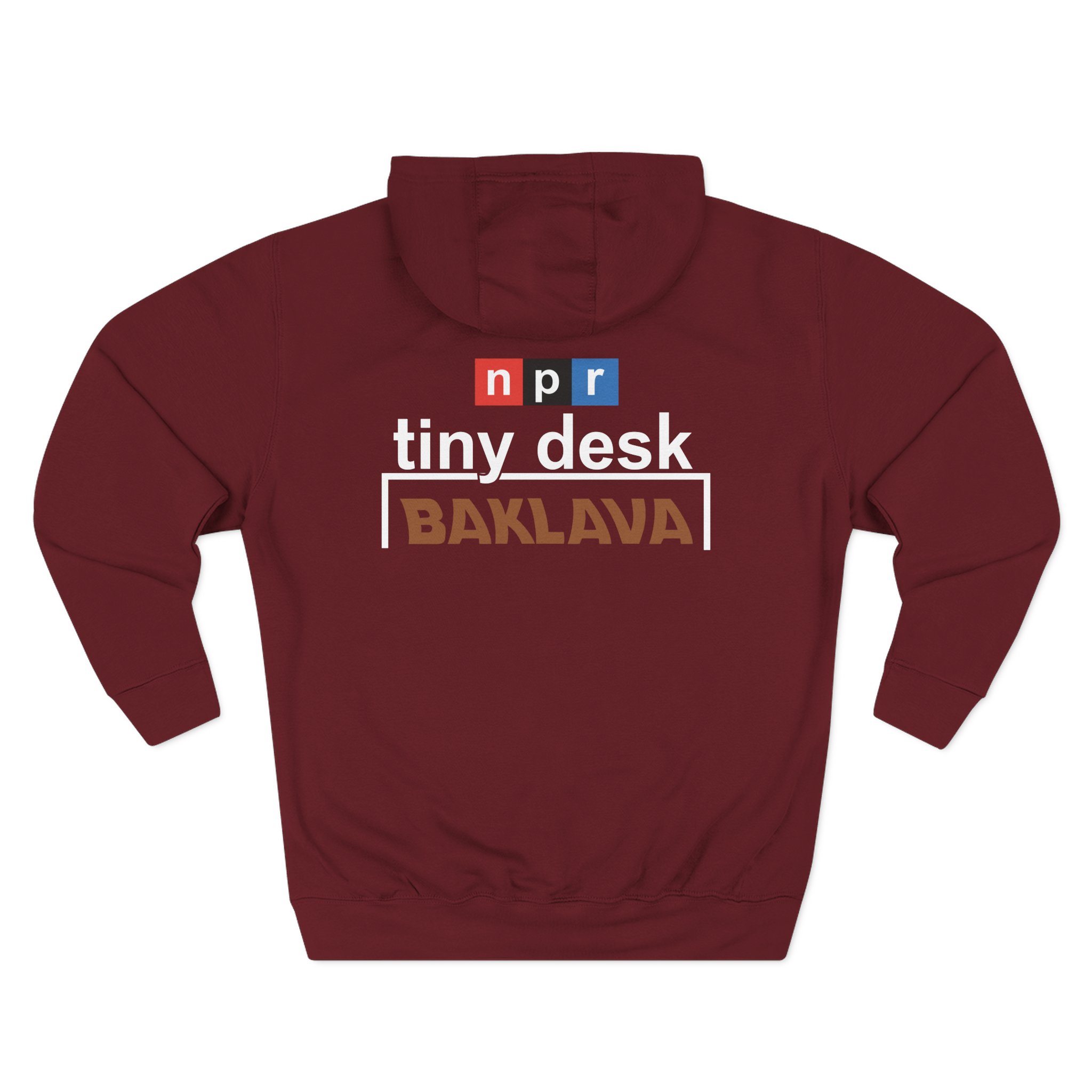 Action Bronson Baklava X Npr Tiny Desk Three-Panel Fleece Hoodie