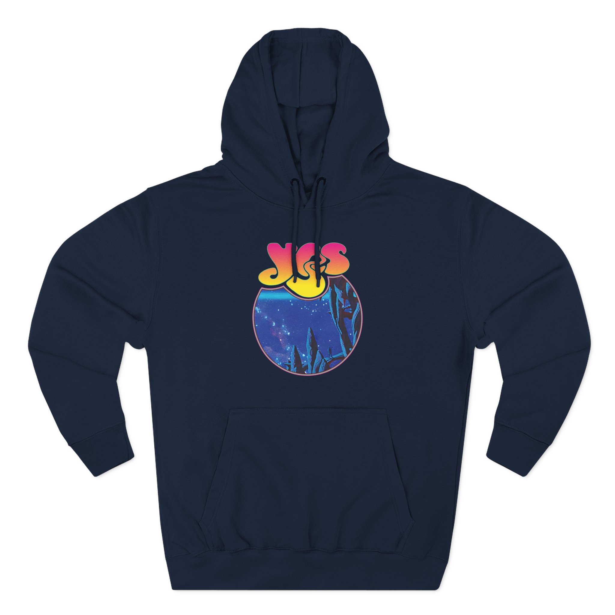 Yes Mirror To The Sky Three-Panel Fleece Hoodie