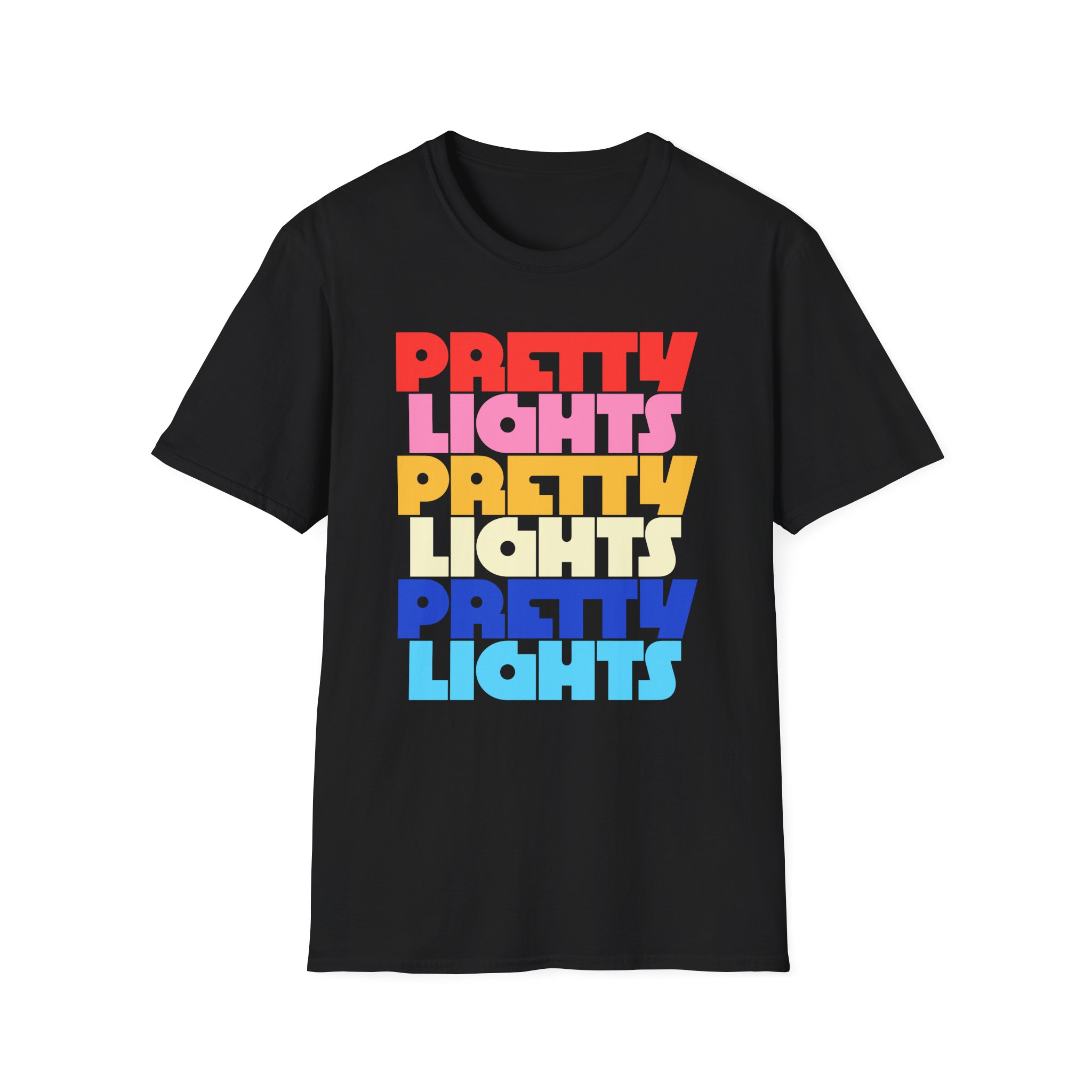 Pretty Lights Rainbow Unisex Softstyle T-Shirt