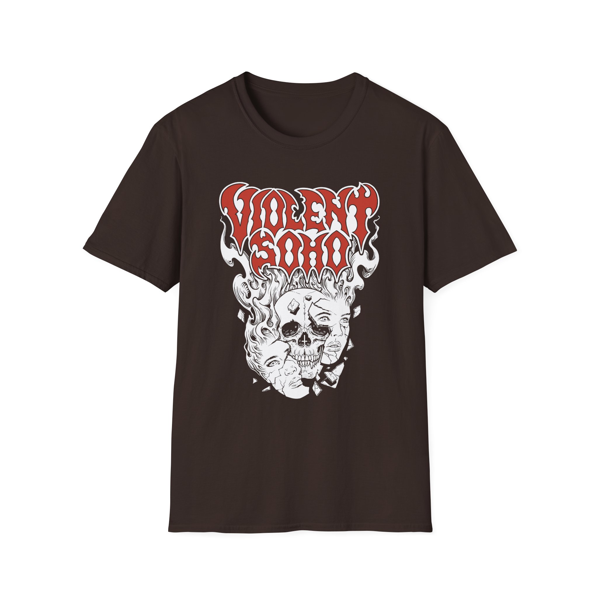 Violent Soho Murdoch Skull Unisex Softstyle T-Shirt