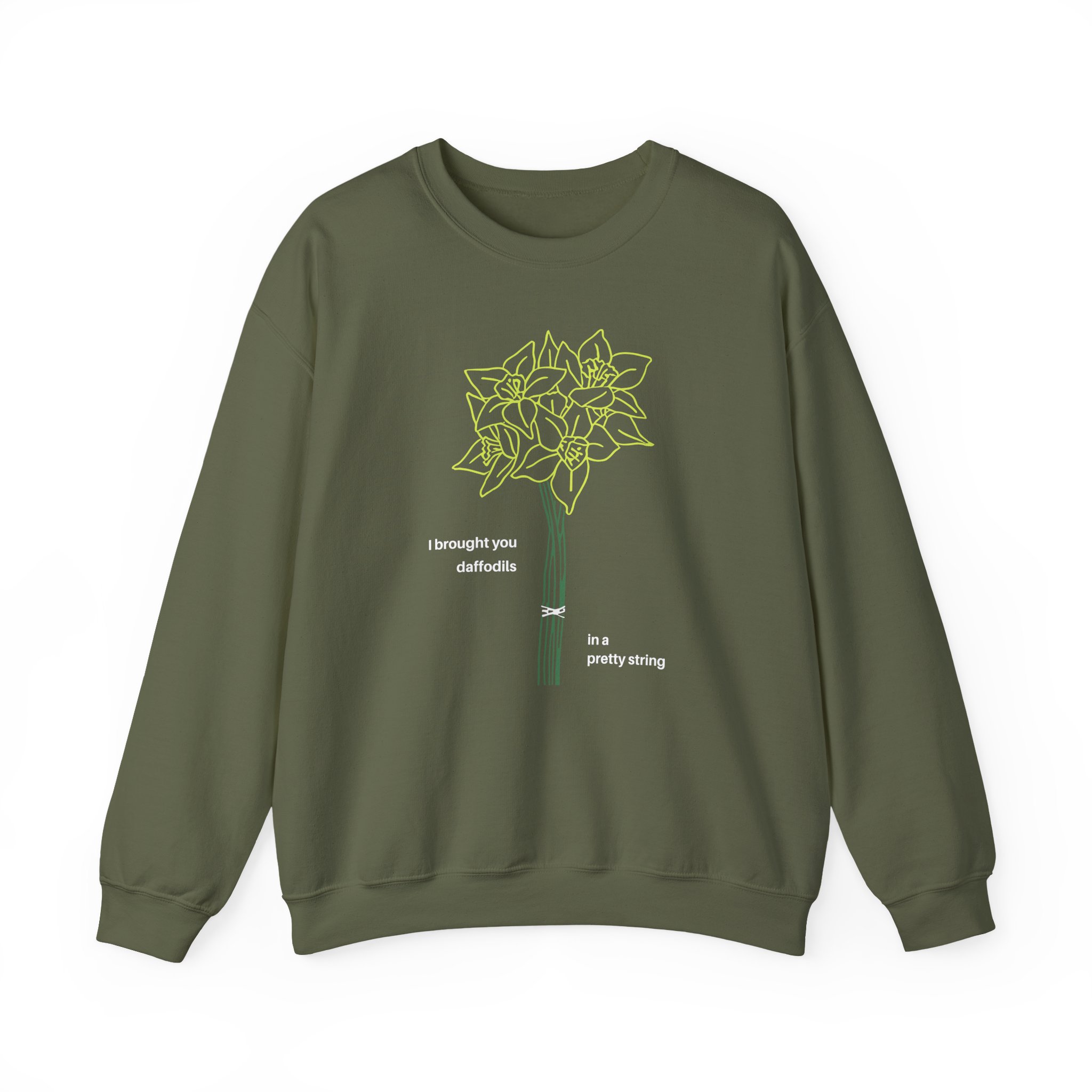Tom Odell Daffodils Unisex Heavy Blendâ„¢ Crewneck Sweatshirt