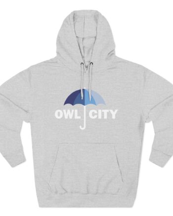 Owl City Umbrella Three-Panel Fleece Hoodie